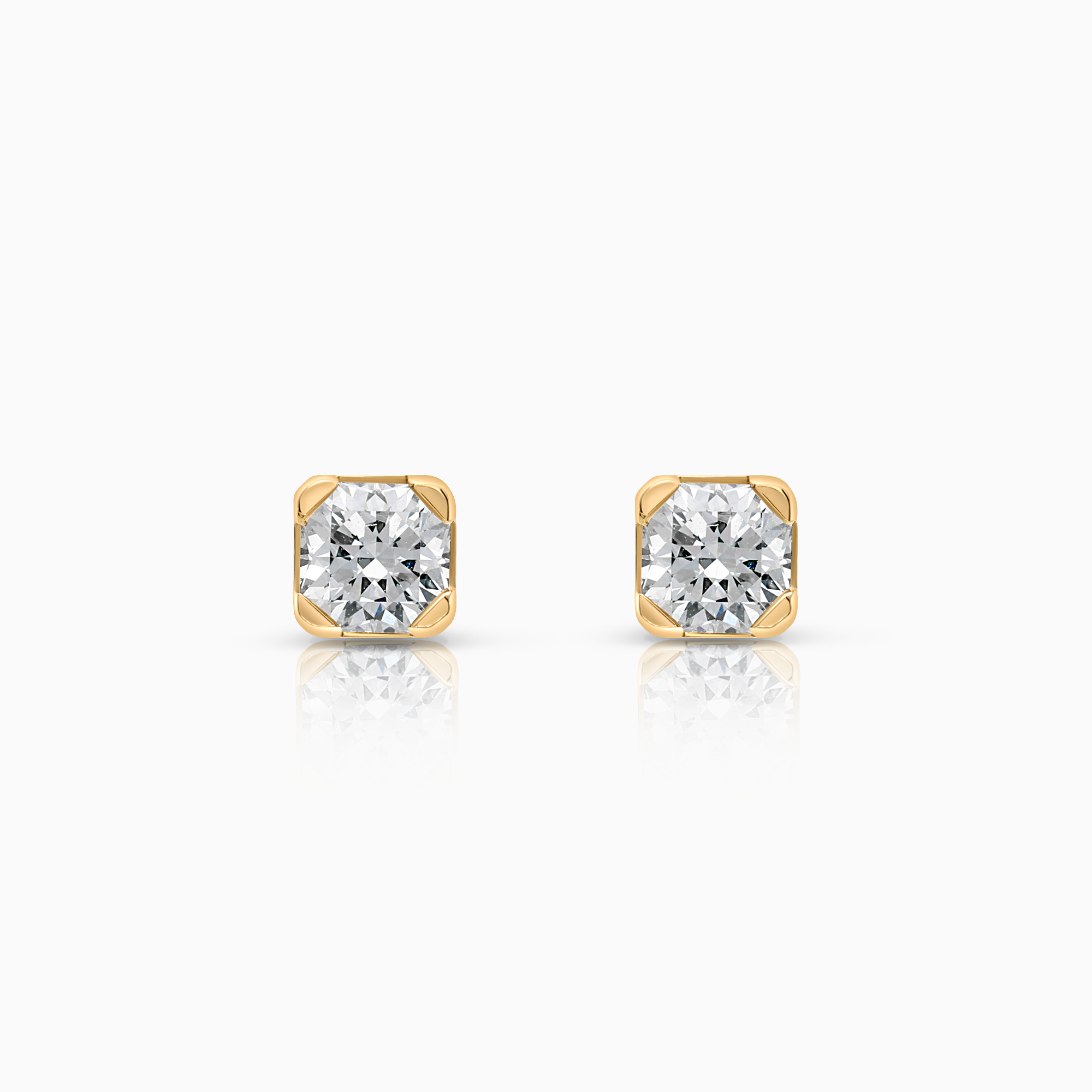 Solitärörhängen 0,71ct 18K guld