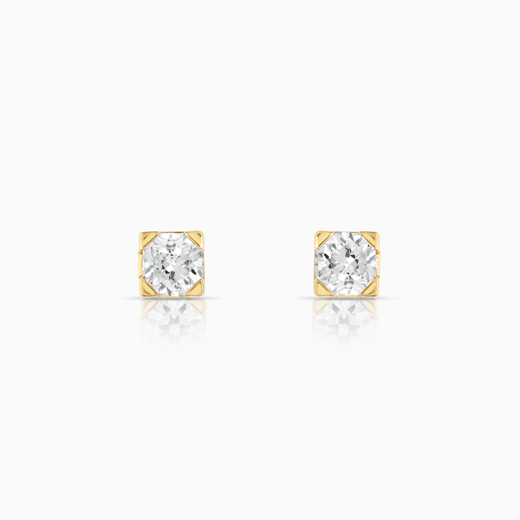 Solitärörhängen 0,80ct 18K guld