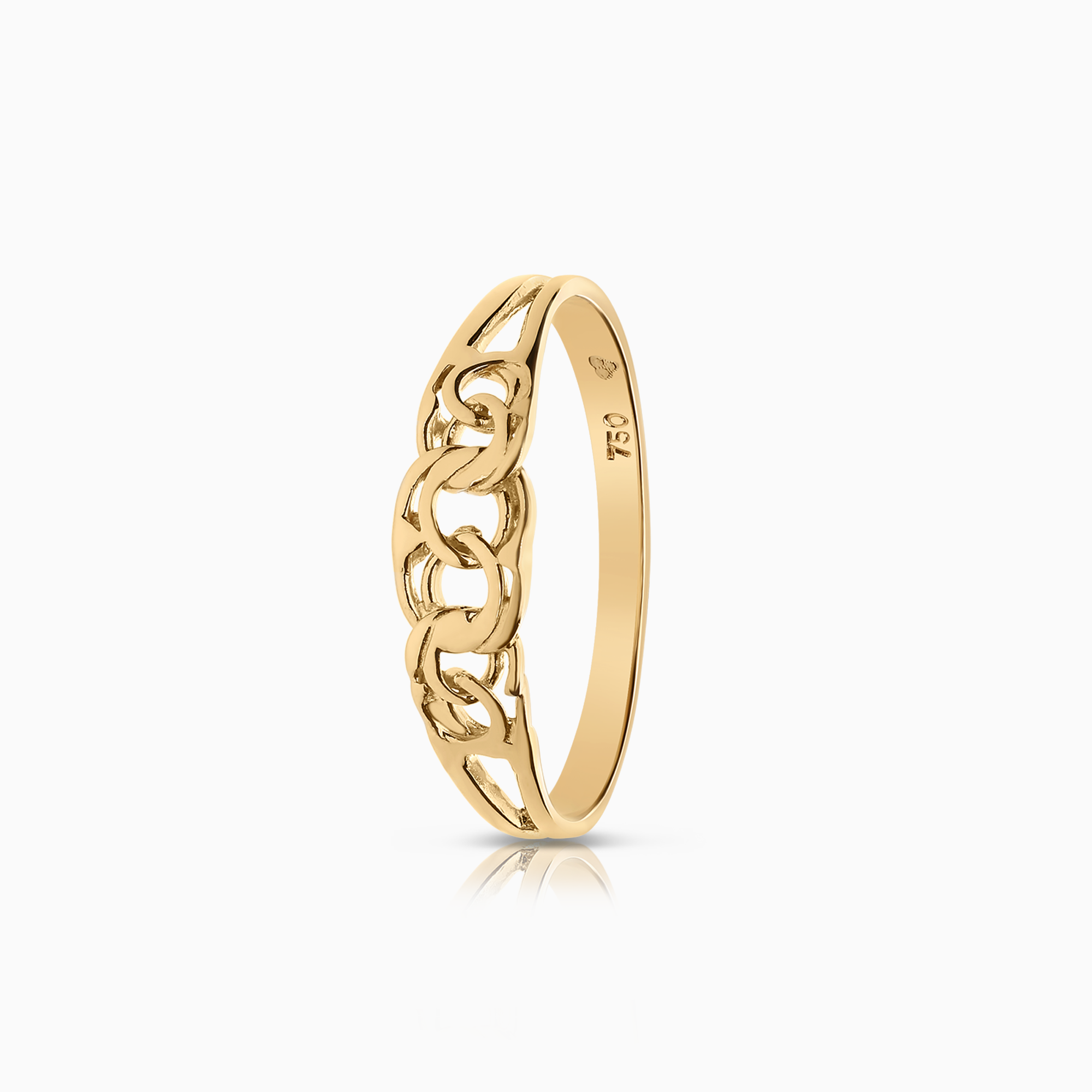 Bismarck ring 0.96g 18K gold
