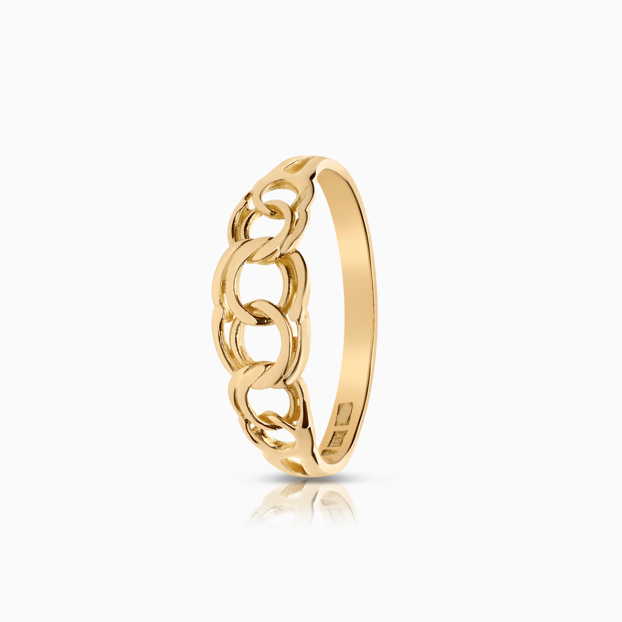 Bismarck ring 1,57g 18K guld