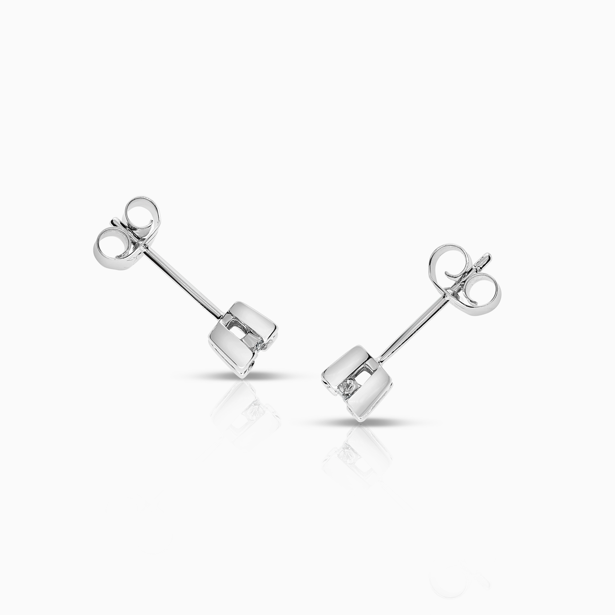 Diamantörhängen 0,16ct 18K vitguld