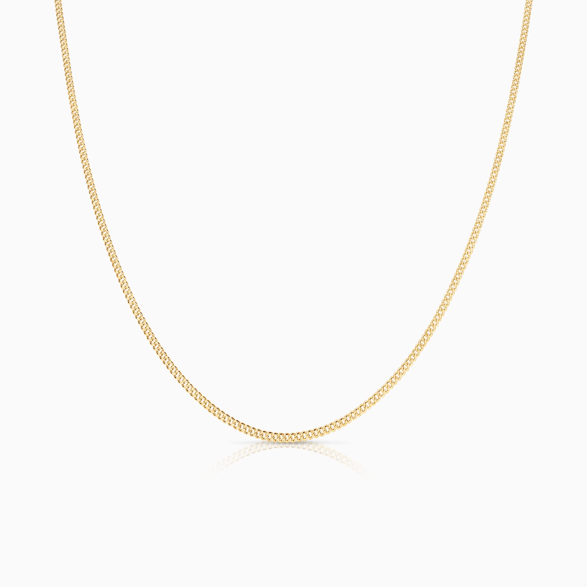 Curb chain 50.0cm 18K gold