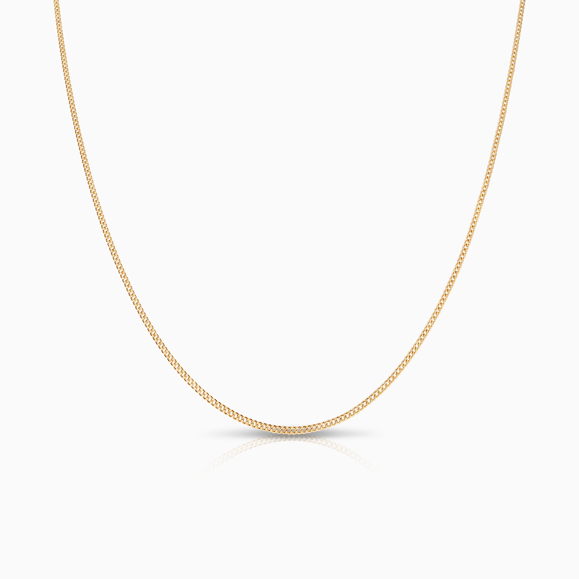 Curb chain 42.0cm 18K gold