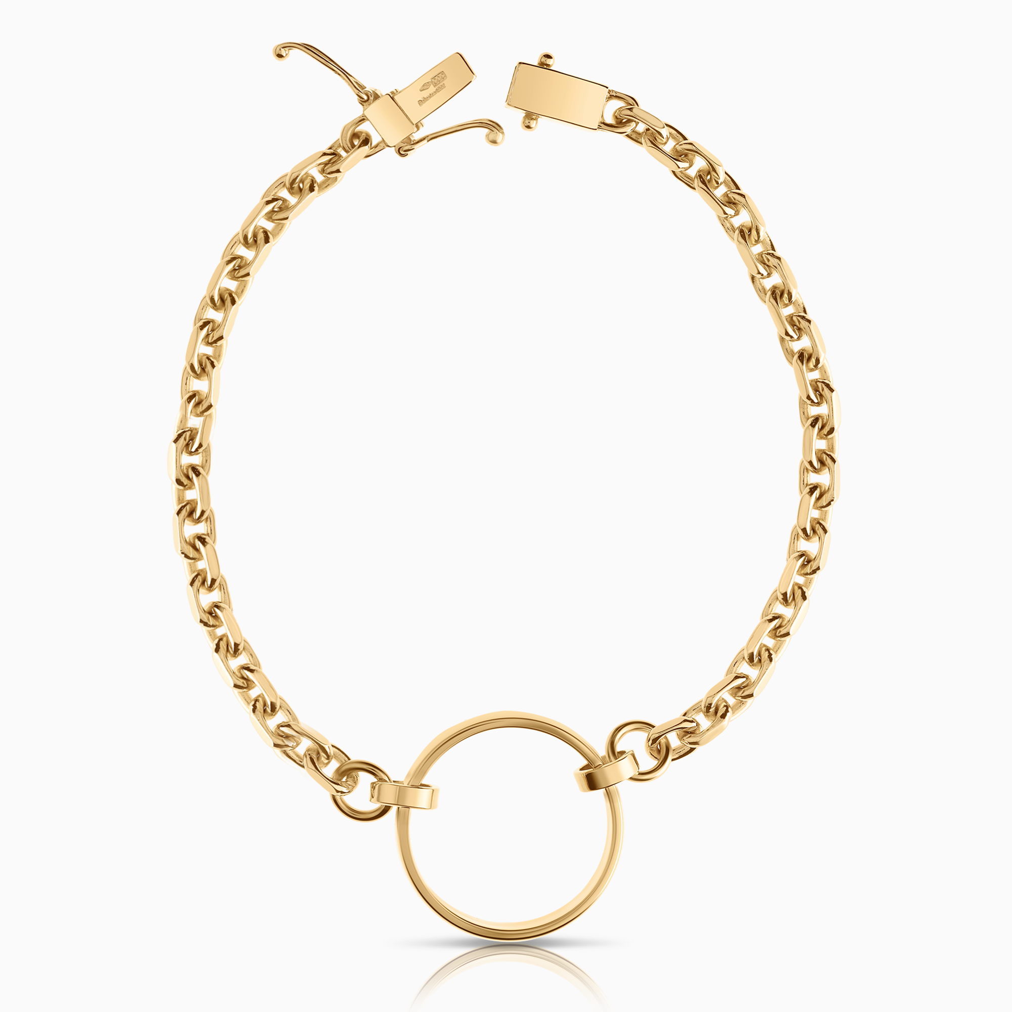 Ankerarmbånd med ring 19,78g 18K gull