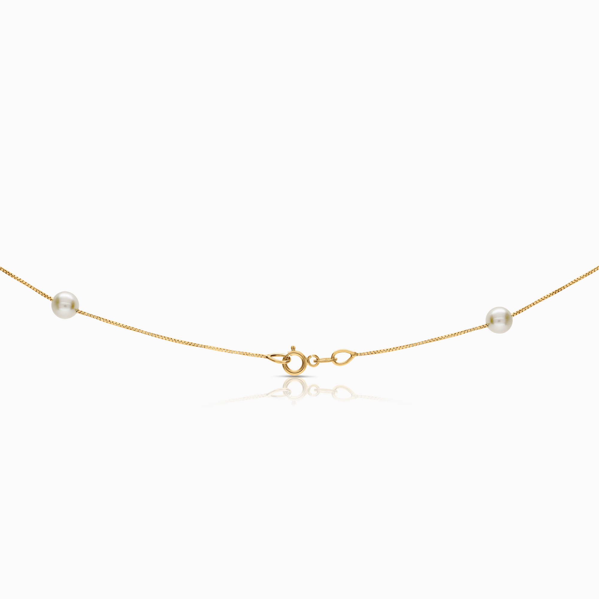 Halsband med pärlor 2,35g 18K guld