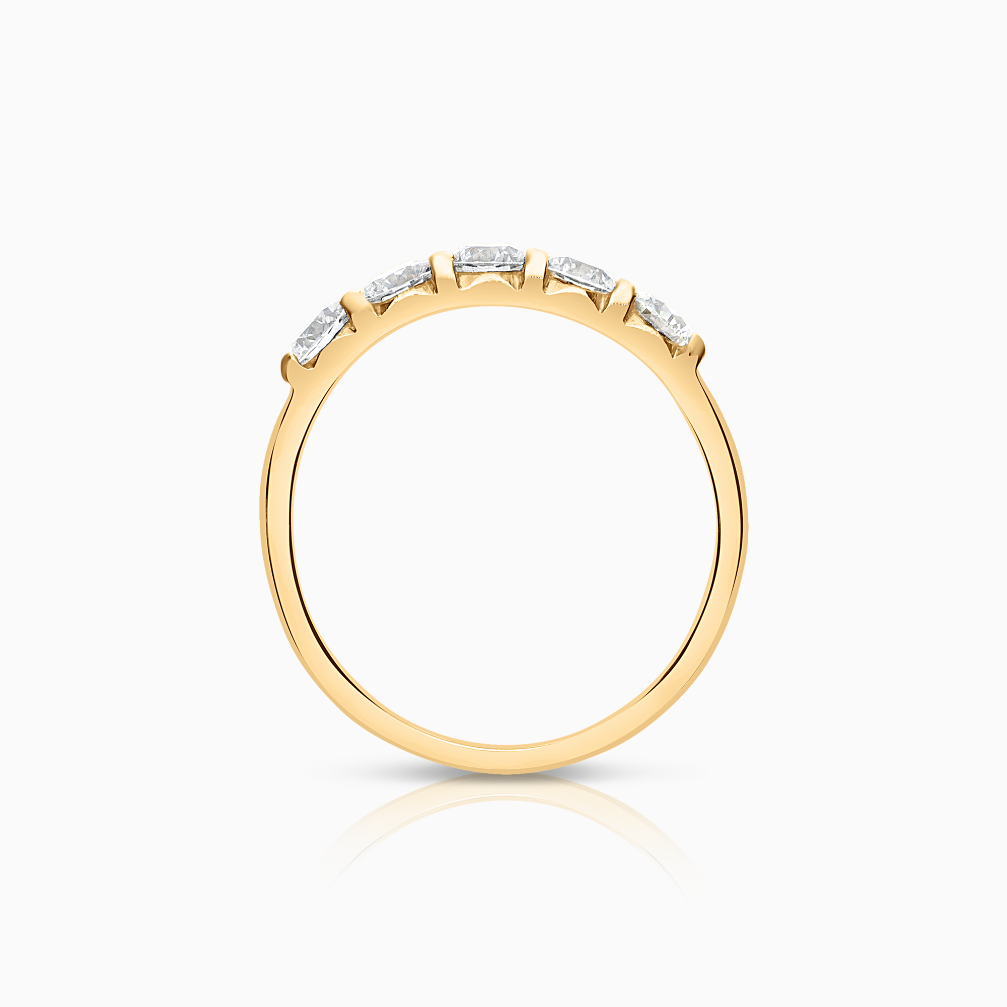 Alliansring 0,95ct 18K guld