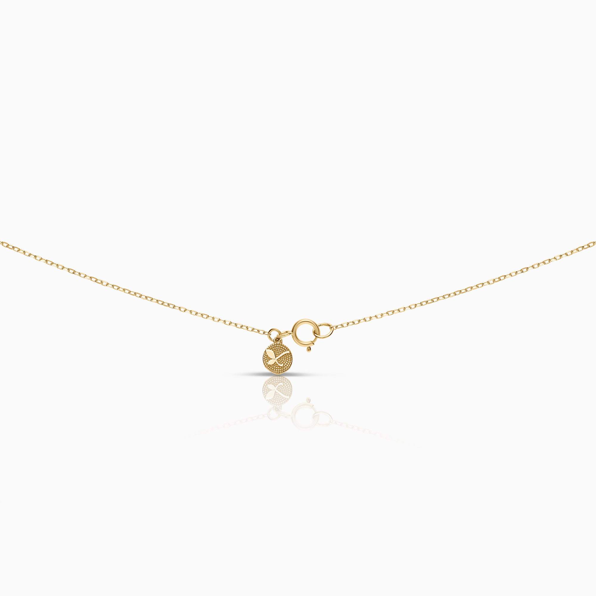 Necklace with star pendants 1.47g 18K gold