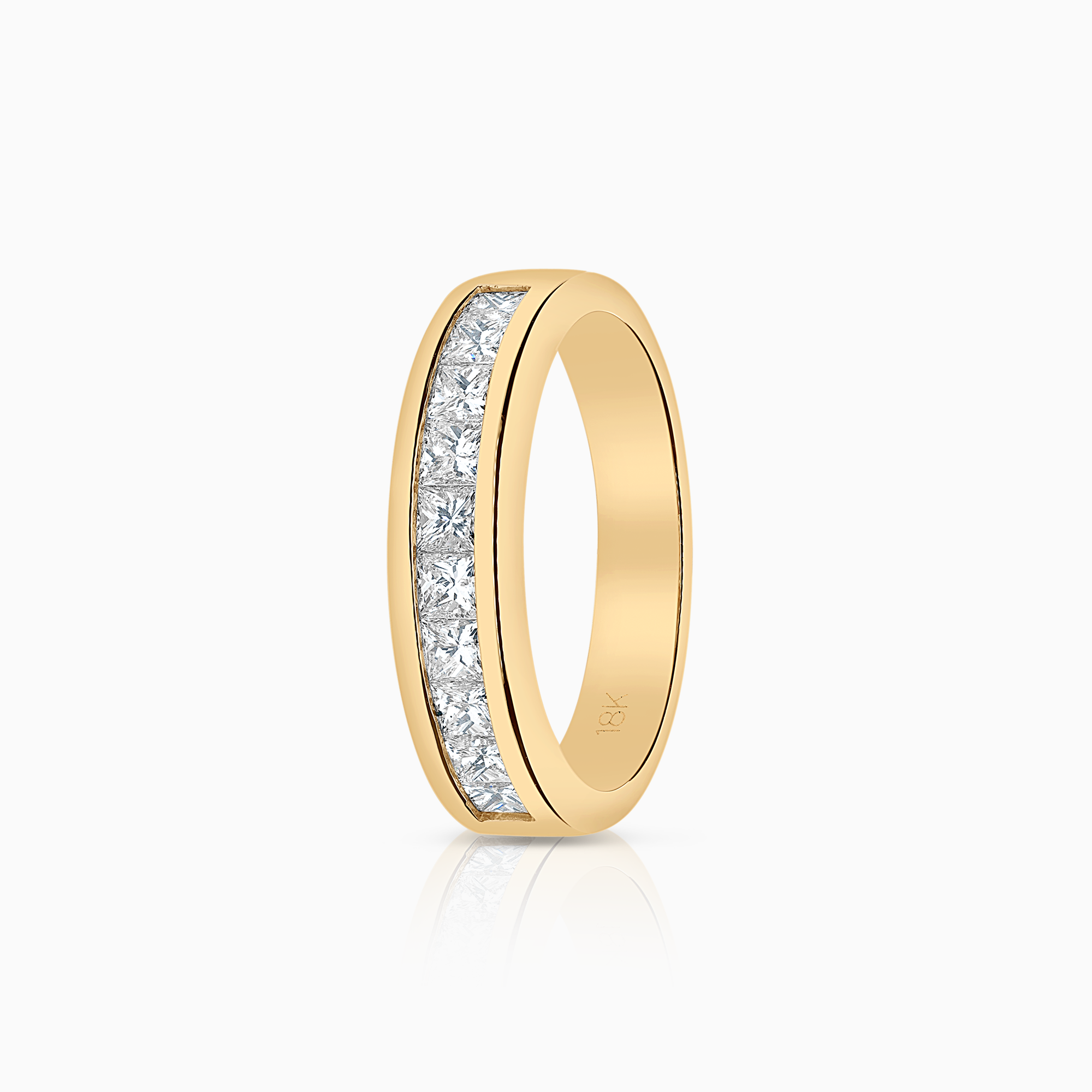Alliansring 1,00ct 18K guld