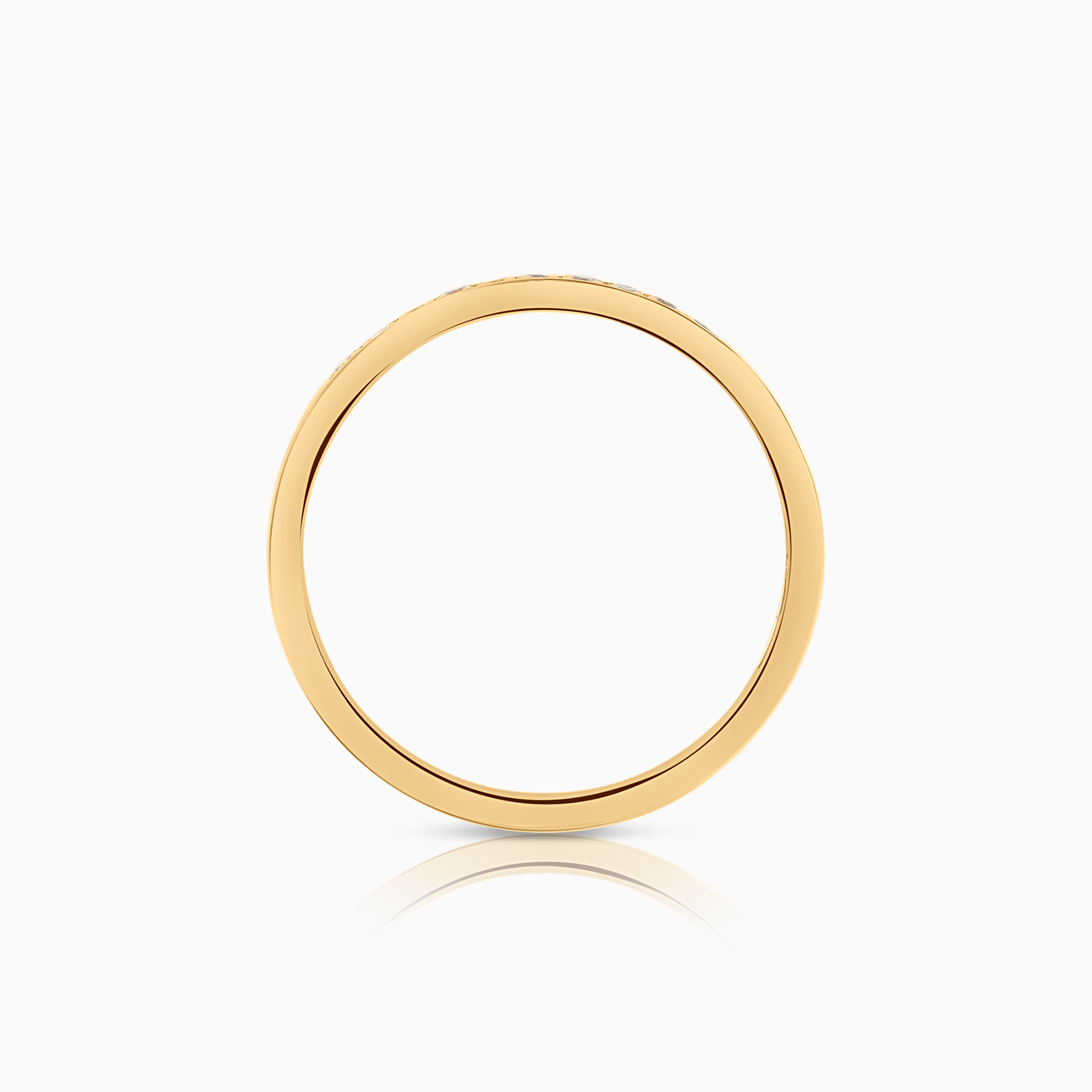 Alliansring 0,10ct 18K guld