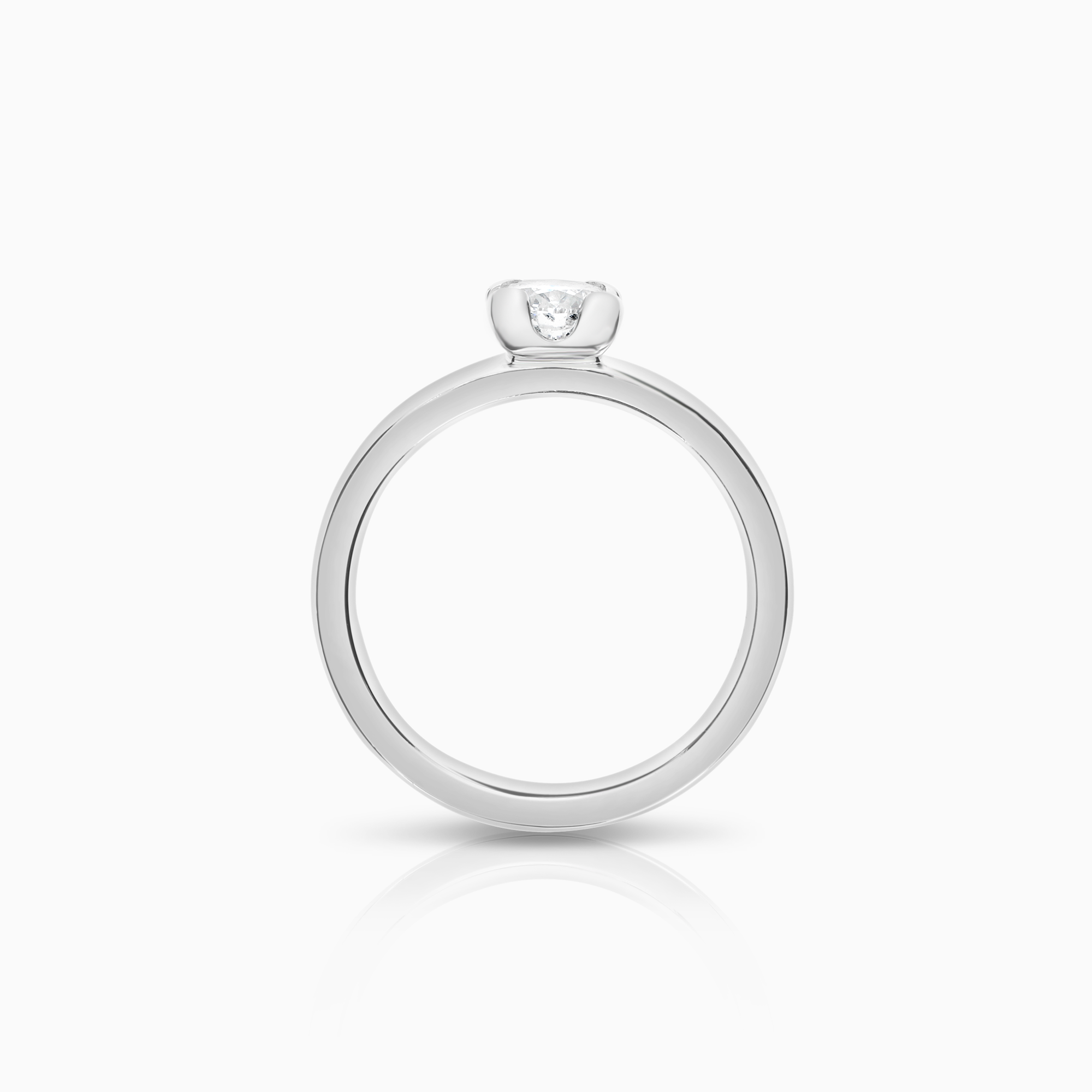 Solitärring 0,50ct 18K vitguld