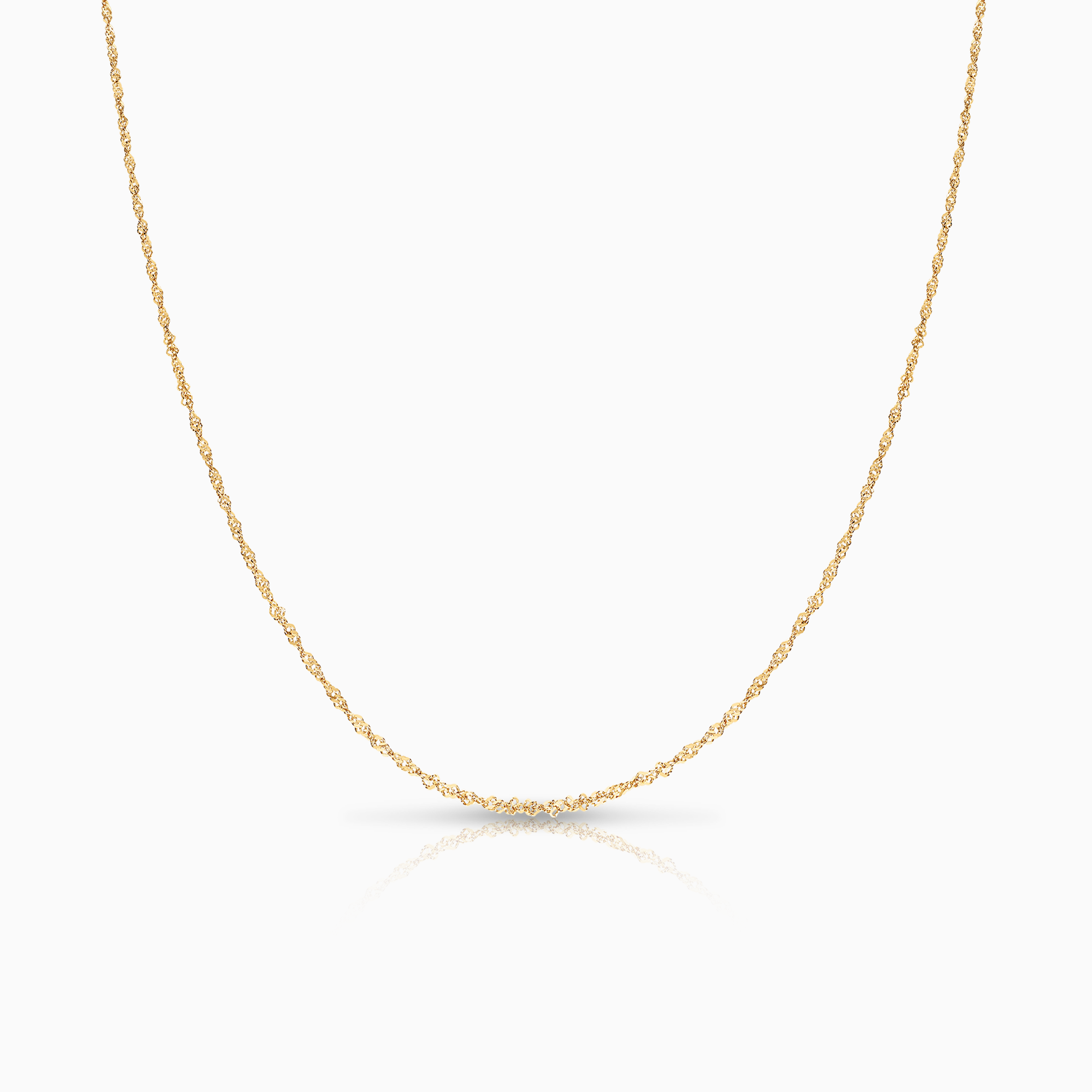 Singaporekedja 41,5cm 18K guld