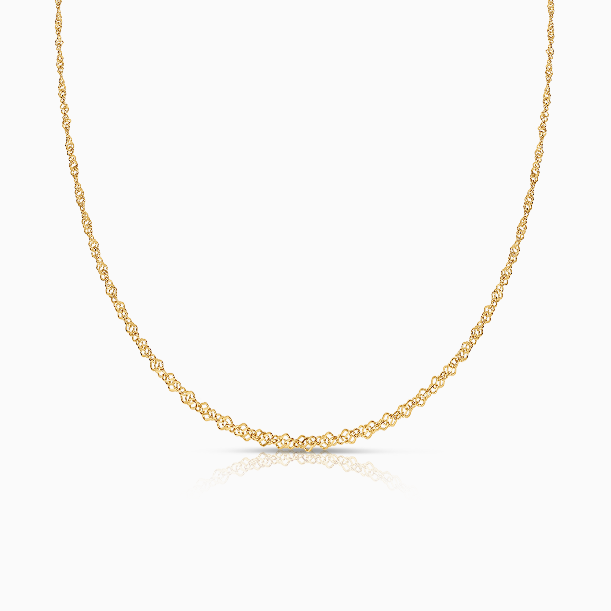 Singapore chain 37.5cm 18K gold