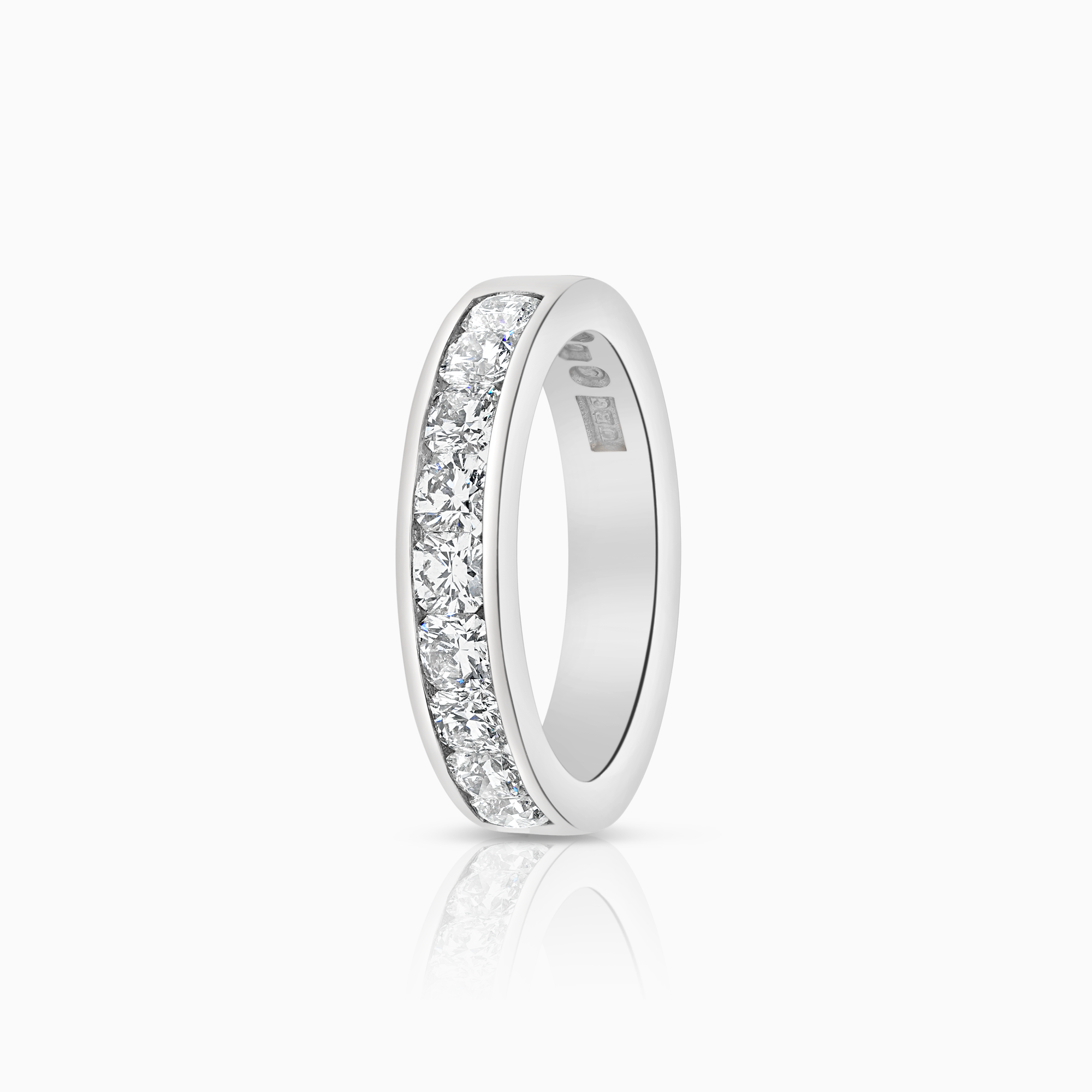 Alliansring 1,03ct 18K vitguld