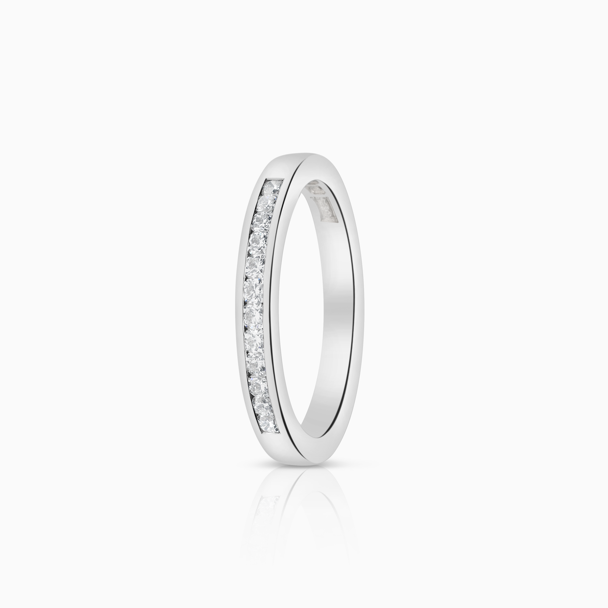 Alliansring 0,27ct 18K vitguld