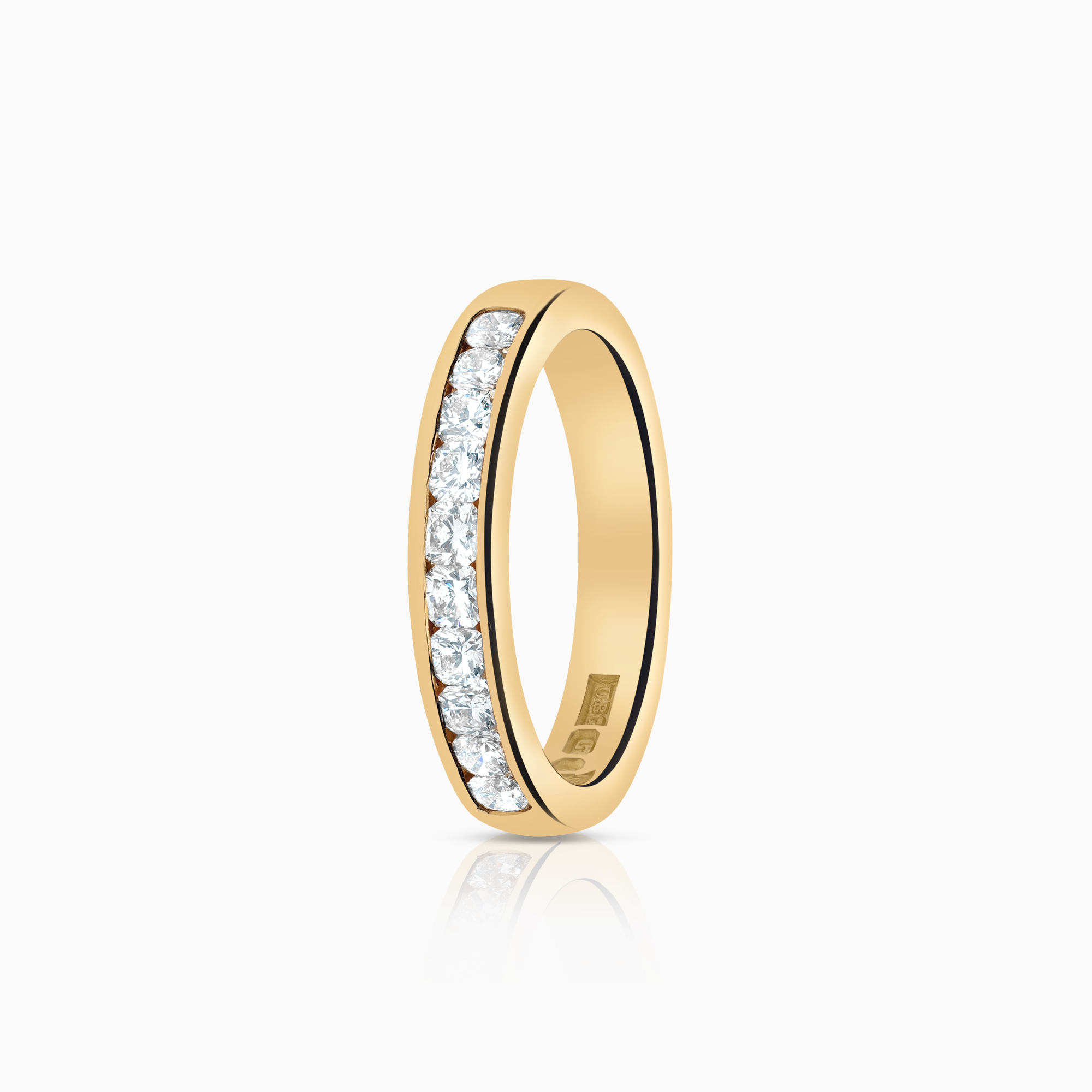 Alliansring 0,63ct 18K guld