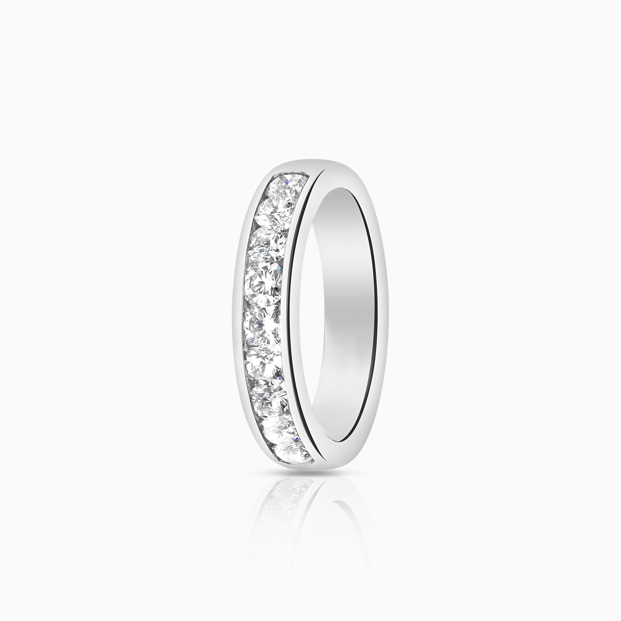 Alliansring 0,88ct 18K vitguld