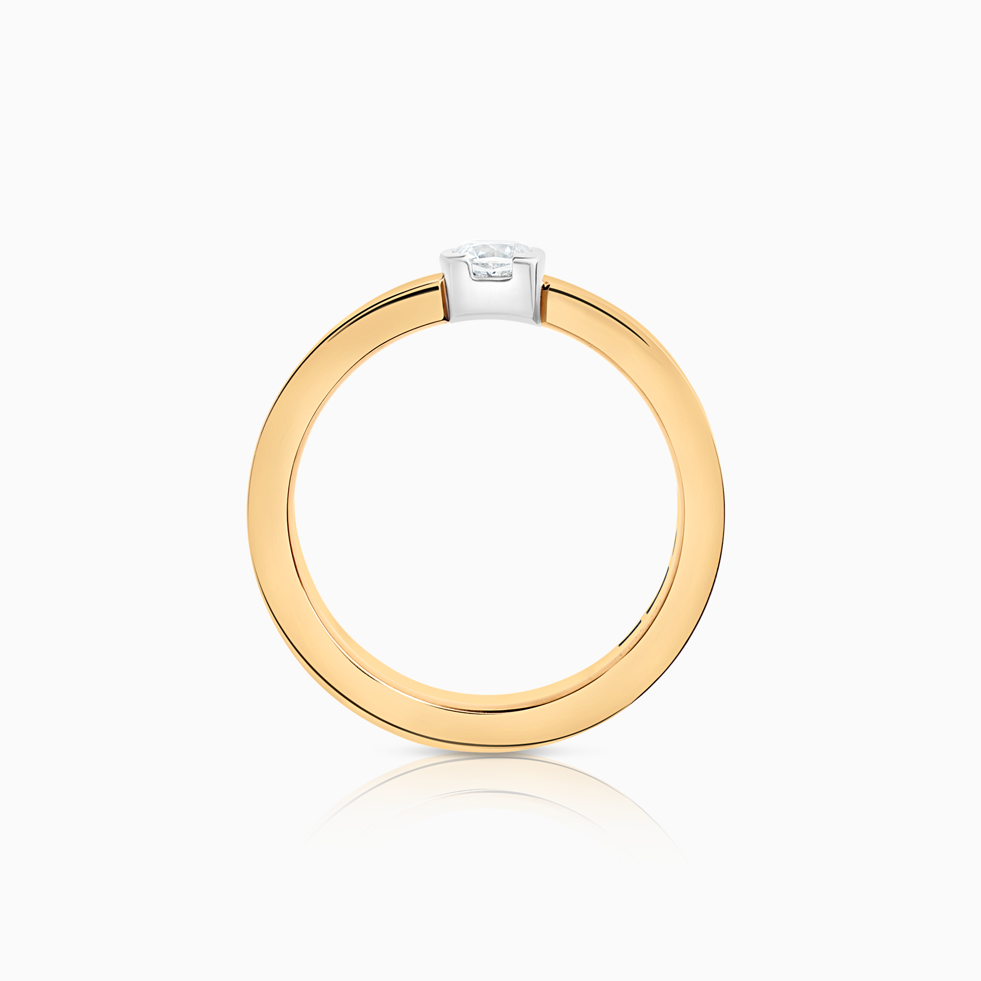 Solitärring 0,28ct 18K guld/vitguld