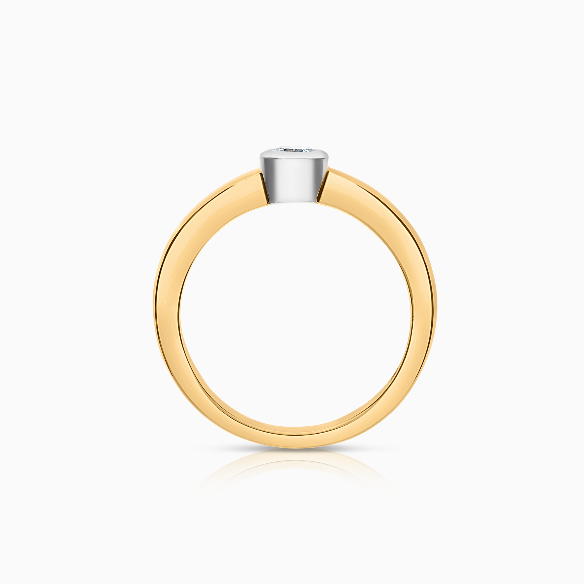 Solitärring 0,20ct 18K guld/vitguld