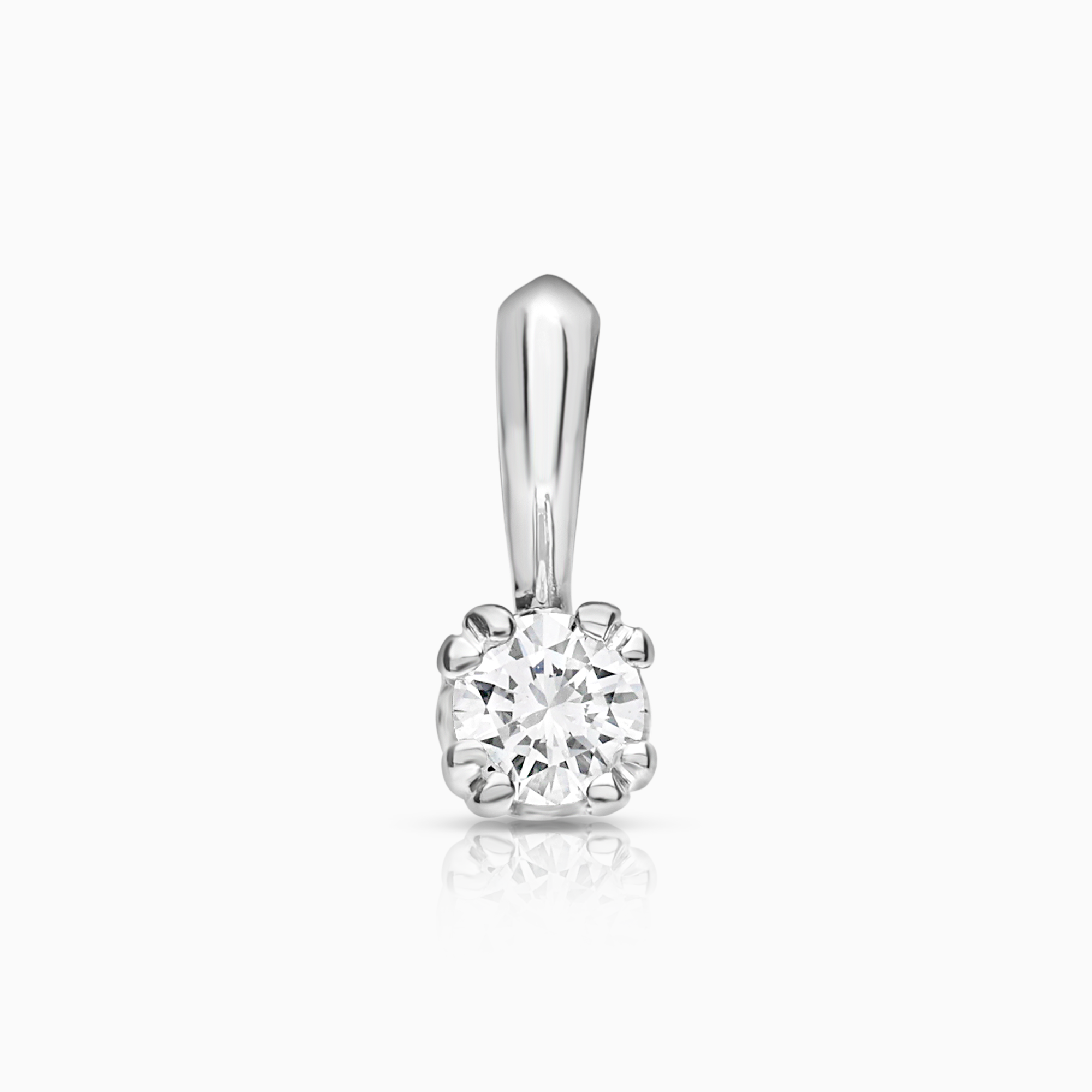 Solitärhänge 0,11ct 18K vitguld