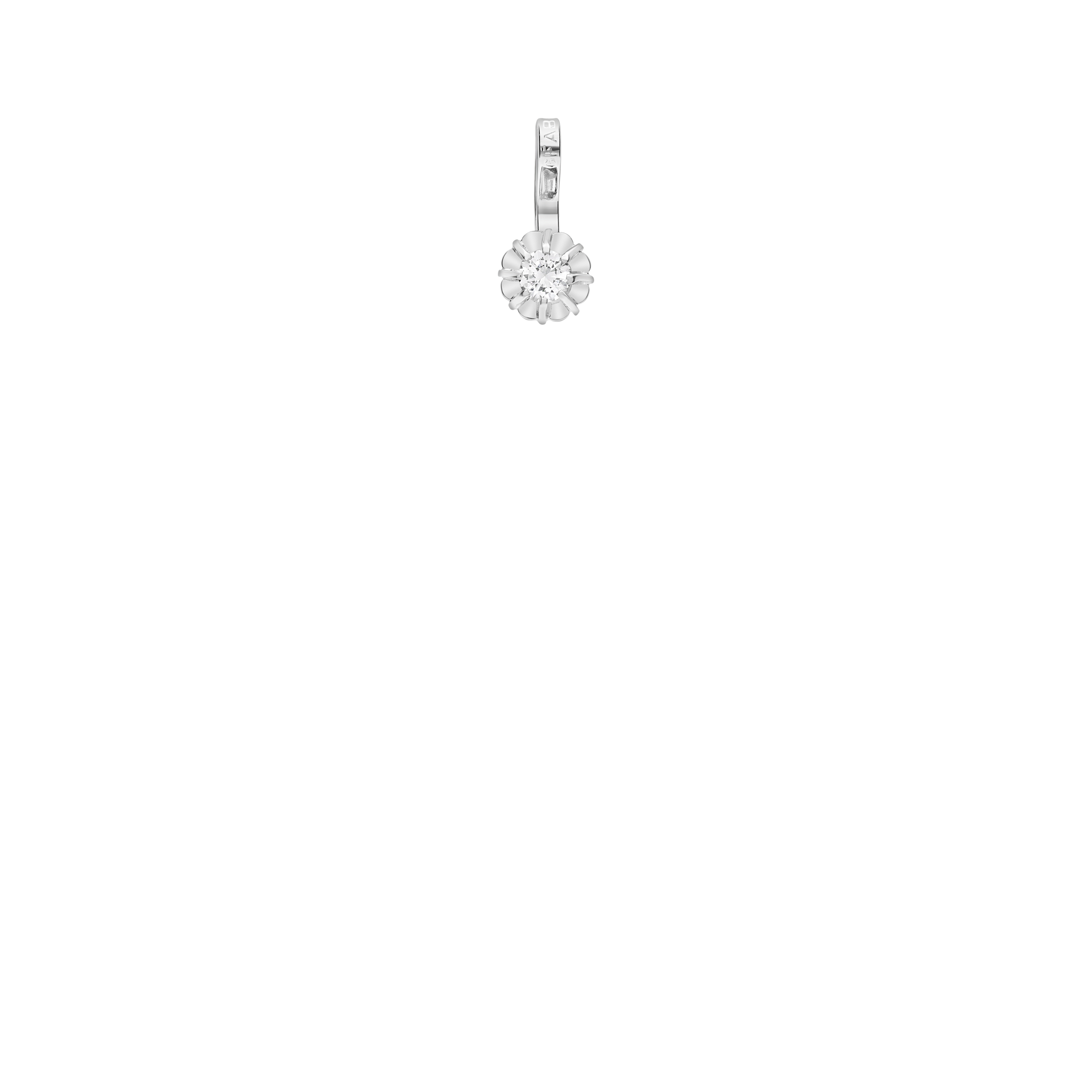 Solitärhänge 0,08ct 18K vitguld