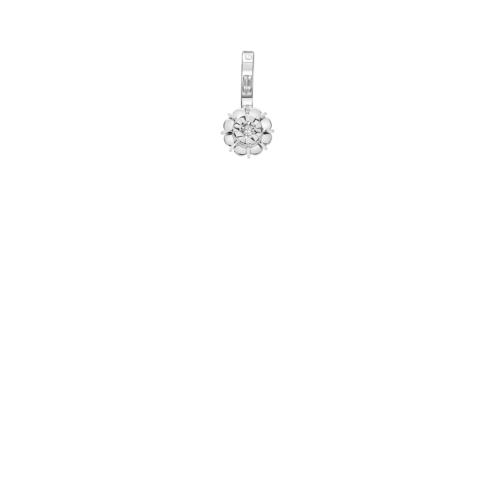 Solitärhänge 0,01ct 18K vitguld