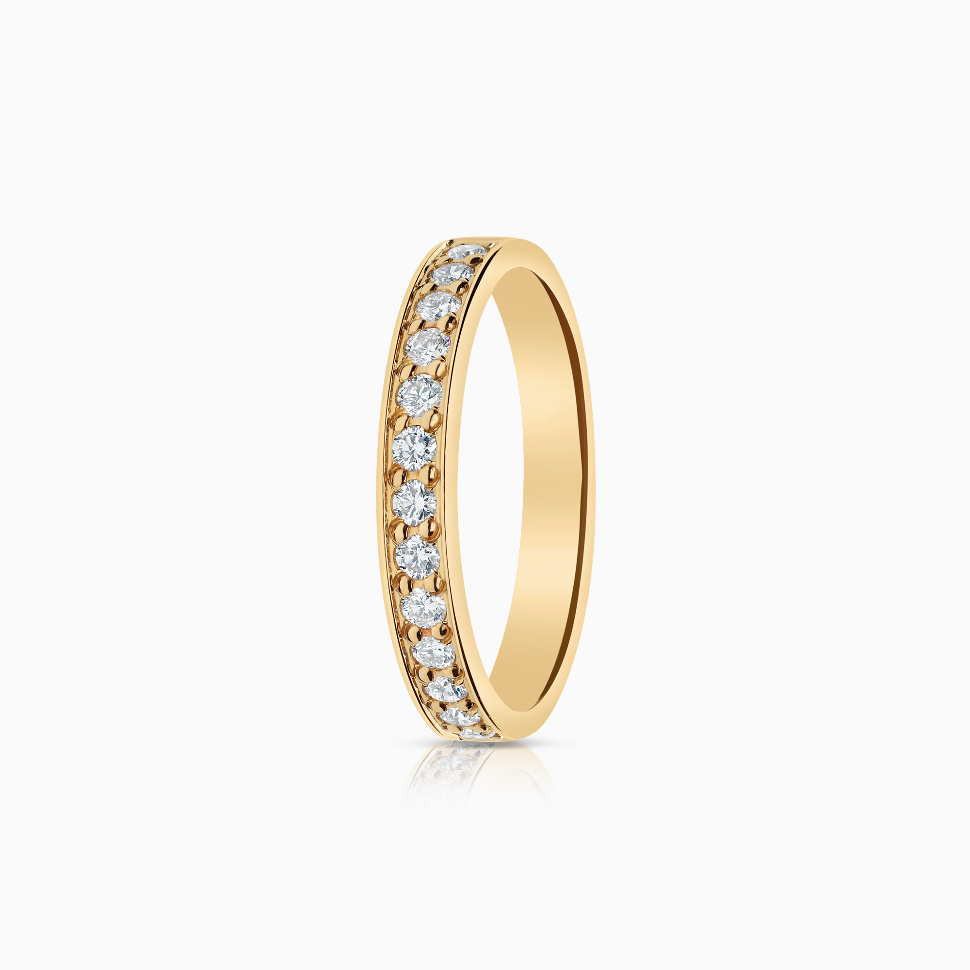 Alliansring 0,26ct 18K guld