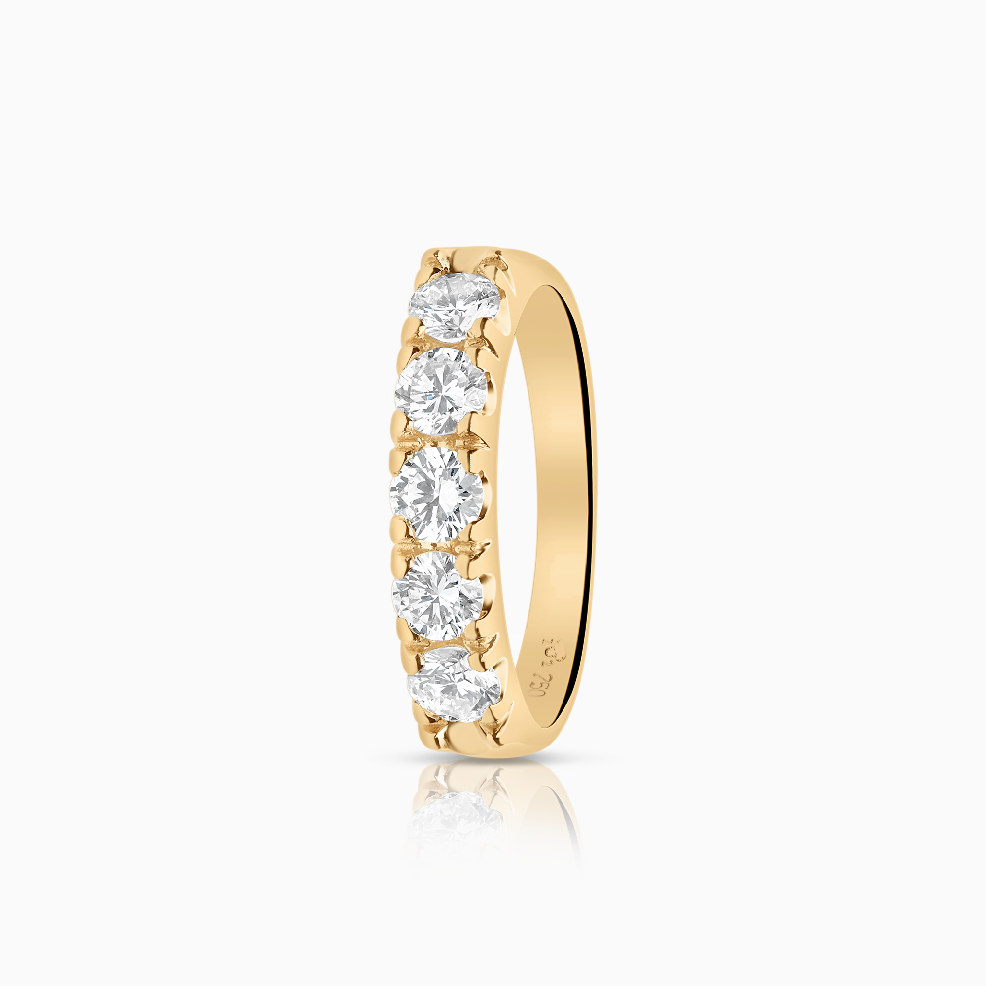 Alliansring 0,60ct 18K guld