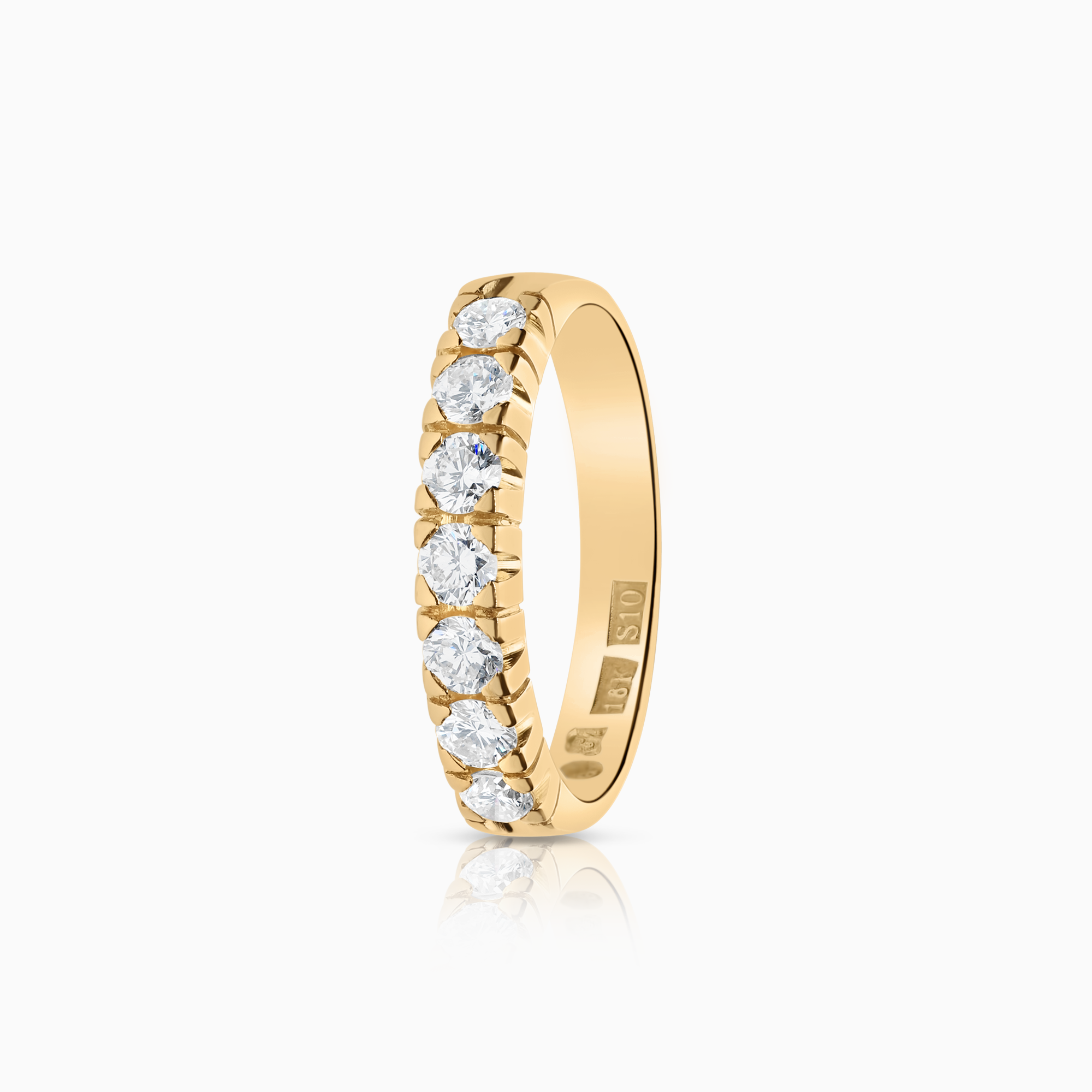 Alliansring 0,46ct 18K guld