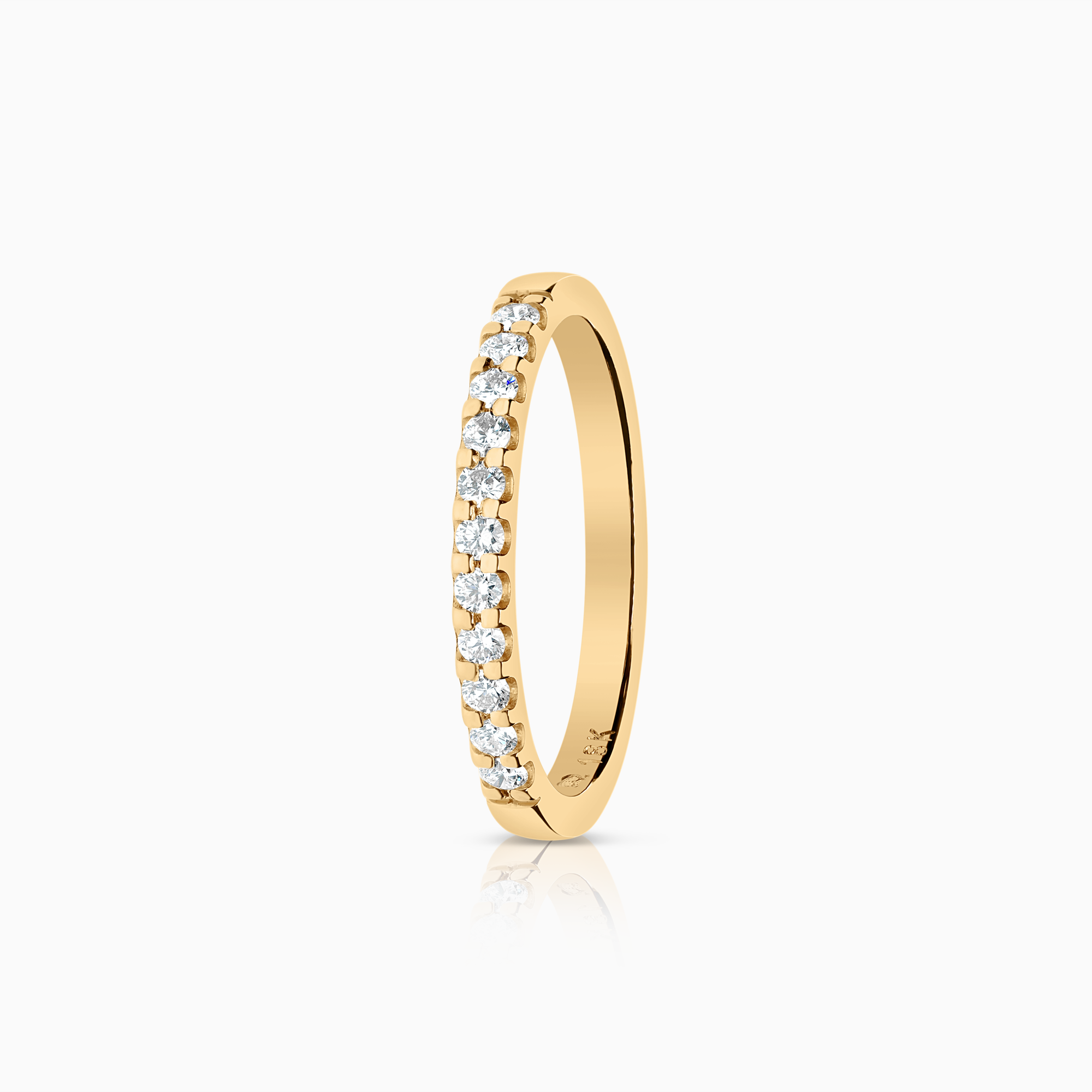 Alliansring 0,33ct 18K guld