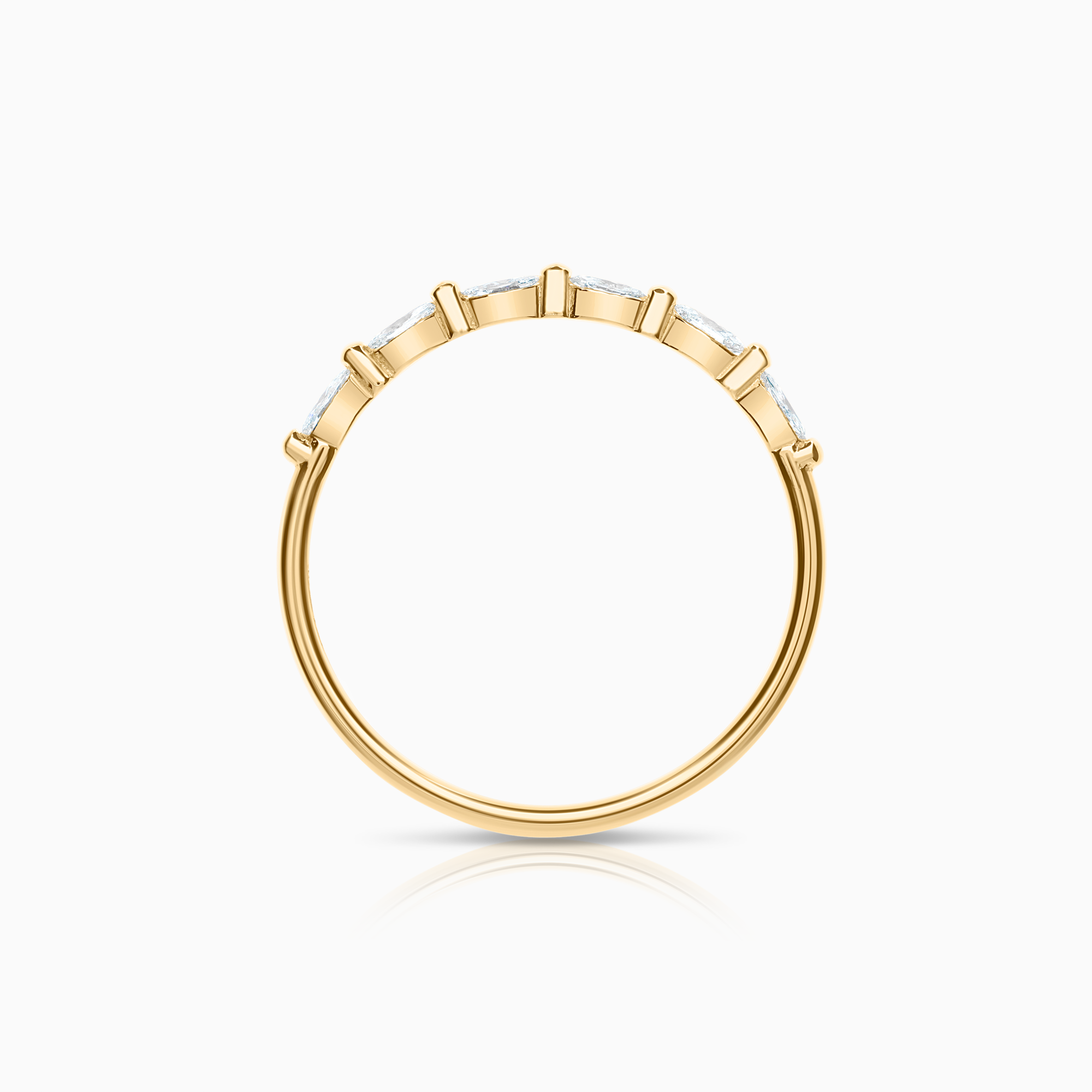 Eternity ring marquise 0.24ct 18K gold