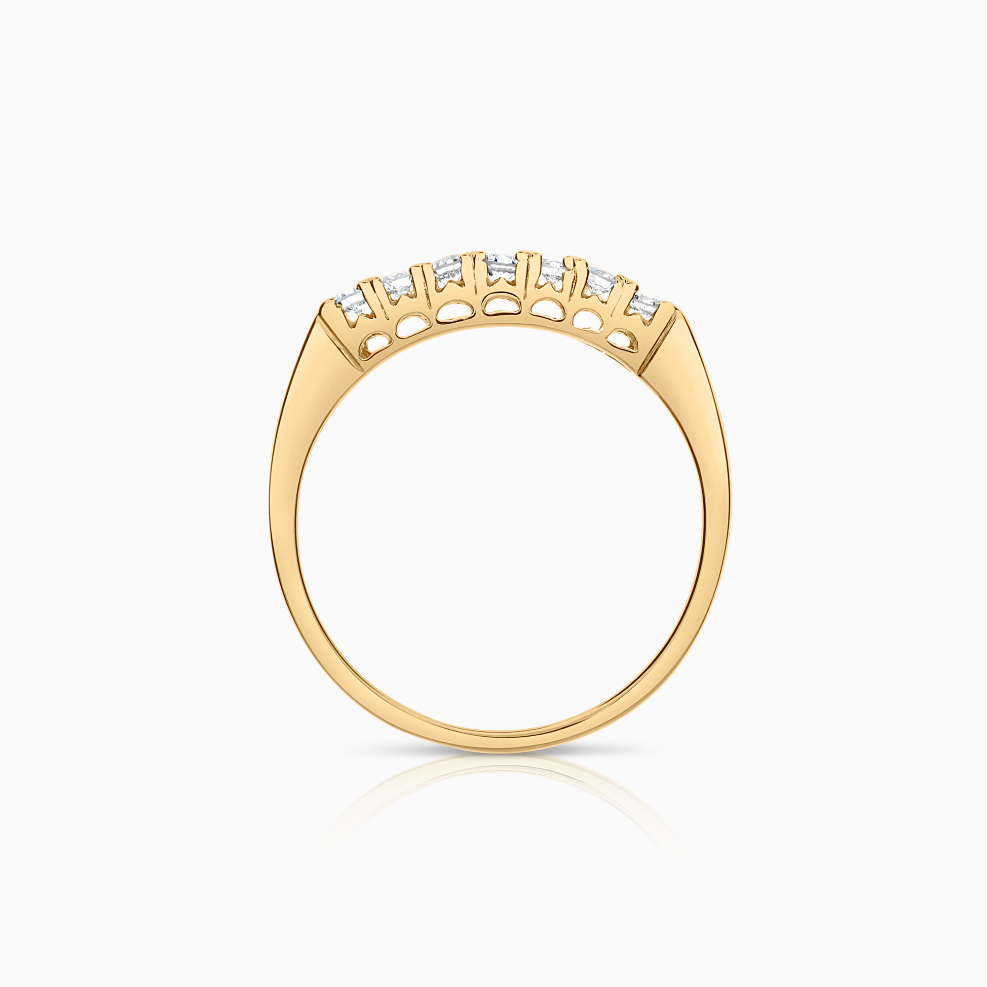 Alliansring 0,25ct 18K guld