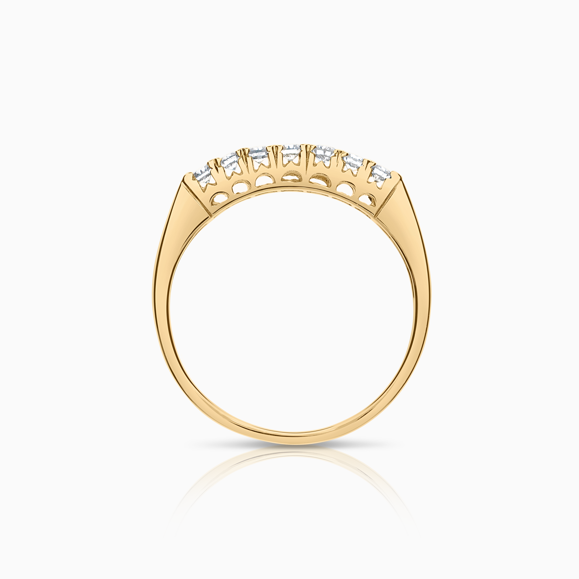 Alliansring 0,25ct 18K guld