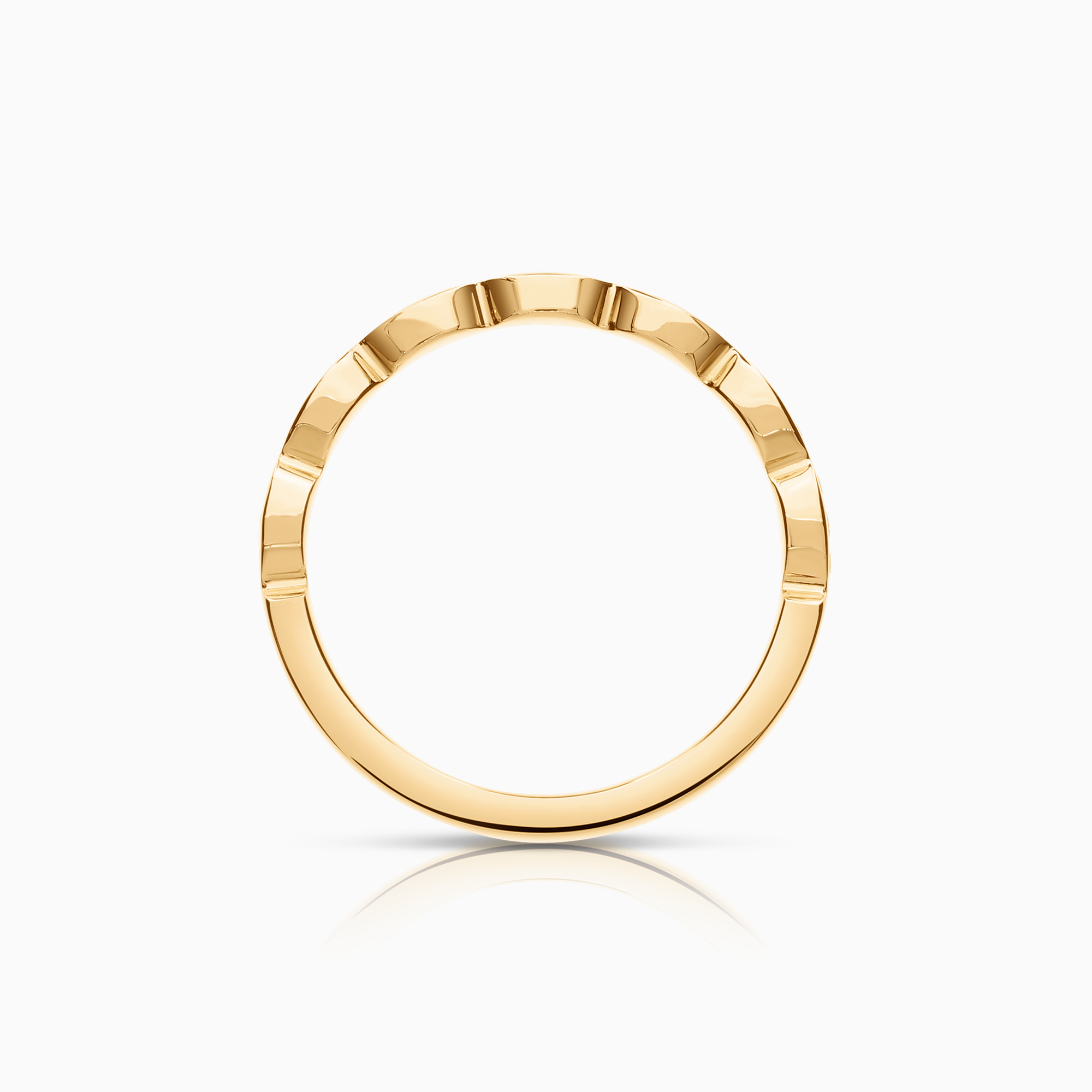 Alliansring 0,14ct 18K guld