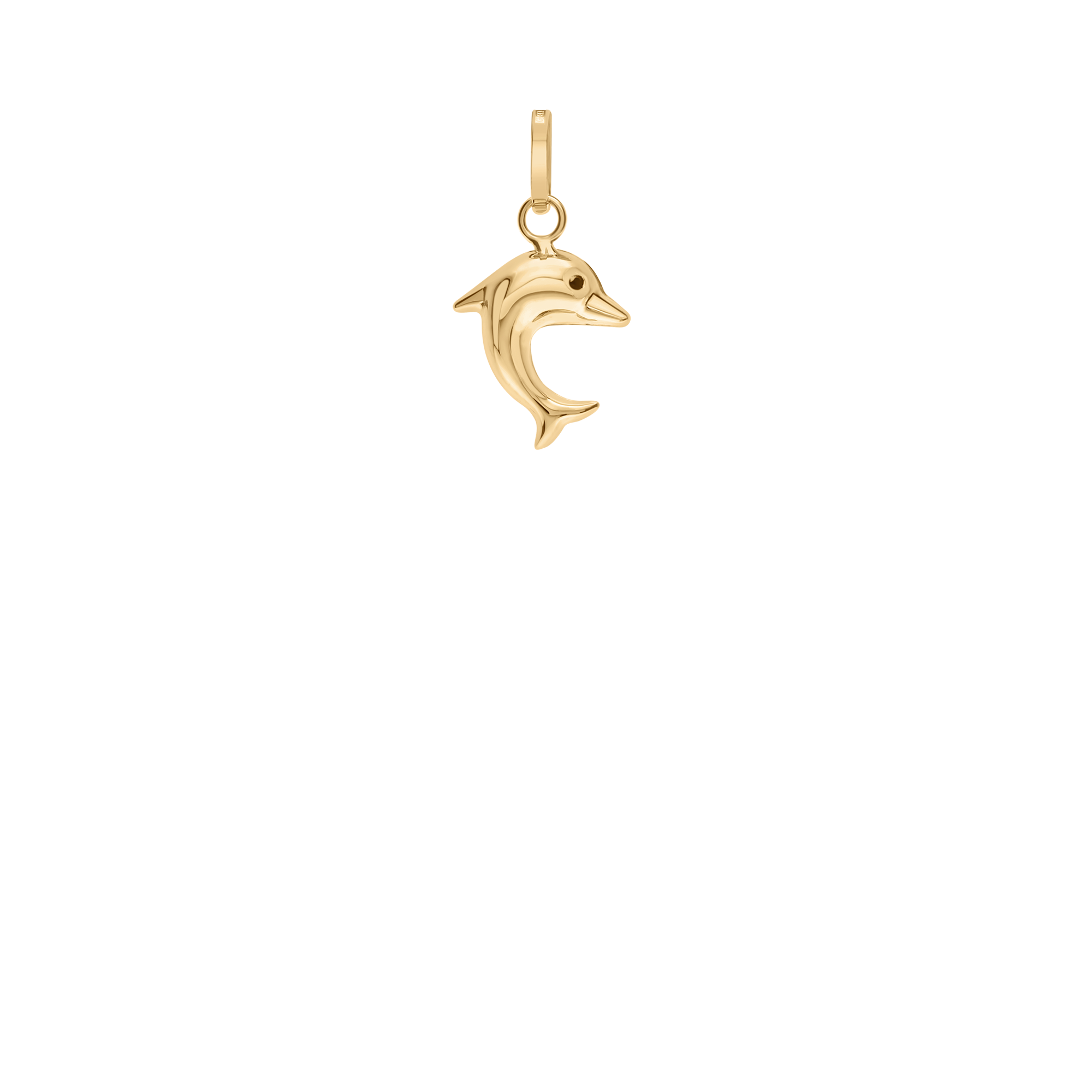Dolphin pendant 0.36g 18K gold