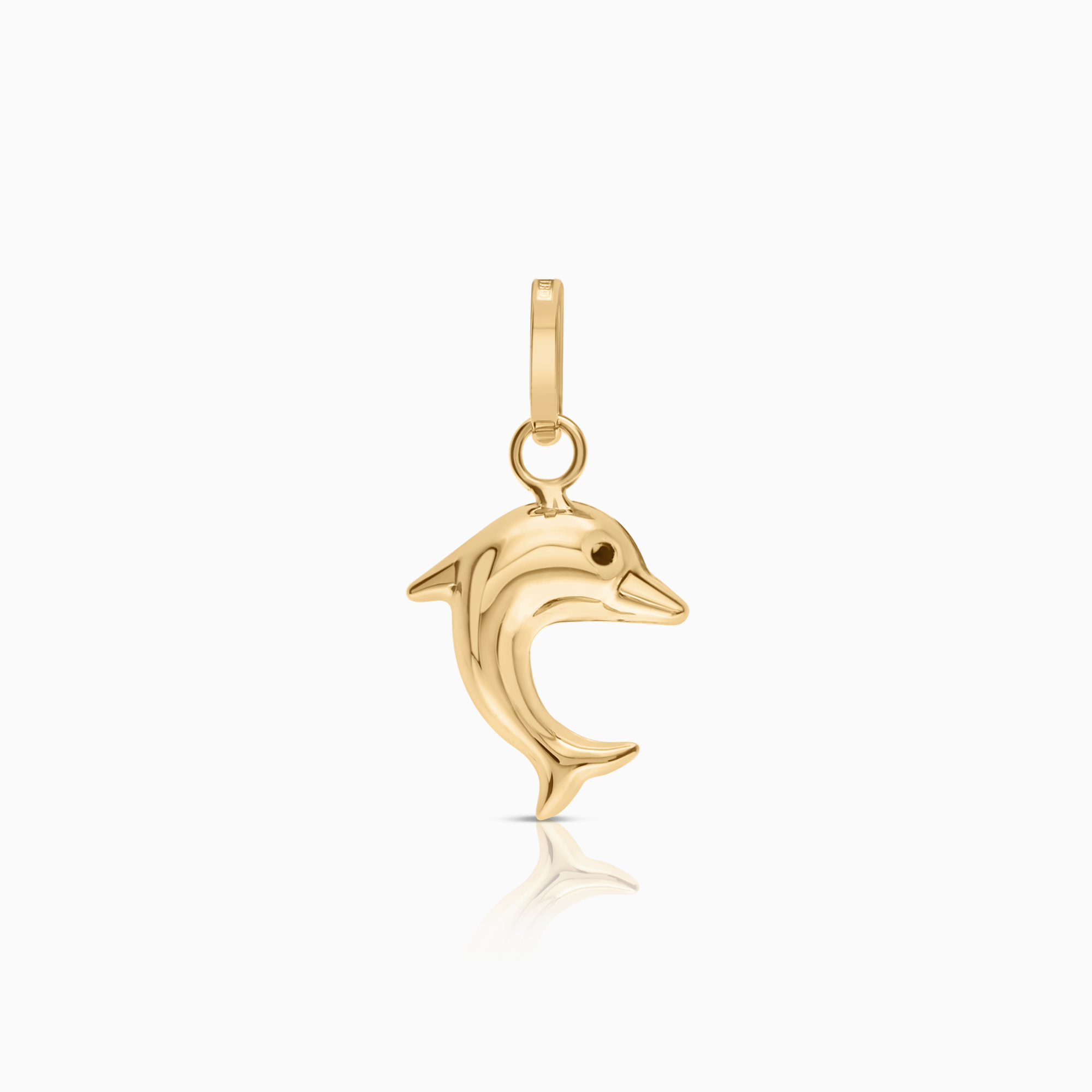 Dolphin pendant 0.36g 18K gold