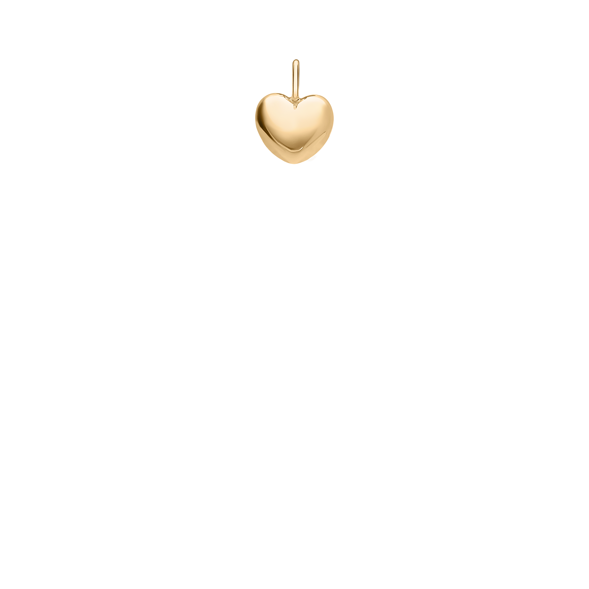 Heart pendant 7.21g 18K gold
