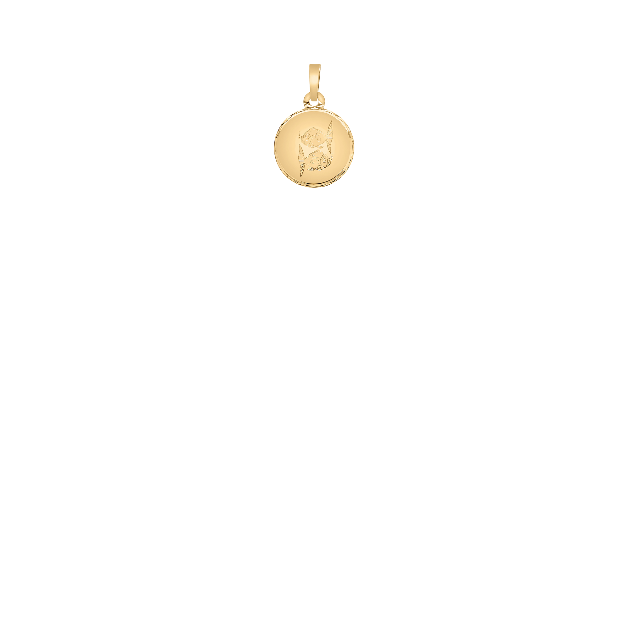 Fish pendant 0.65g 18K gold