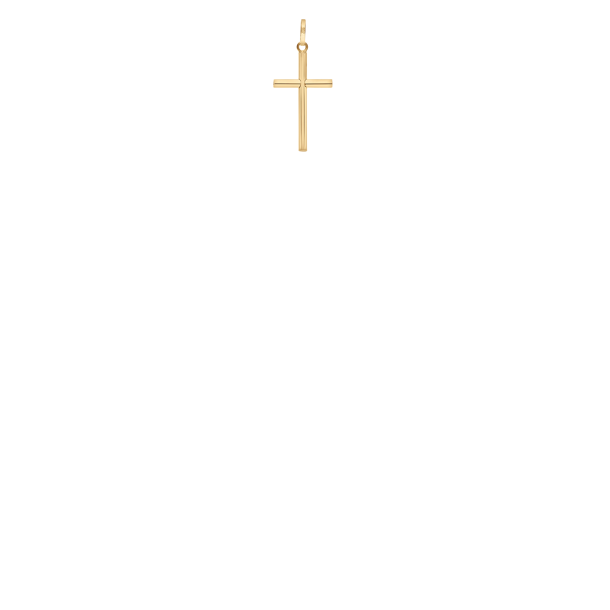 Cross pendant 0.41g 18K gold