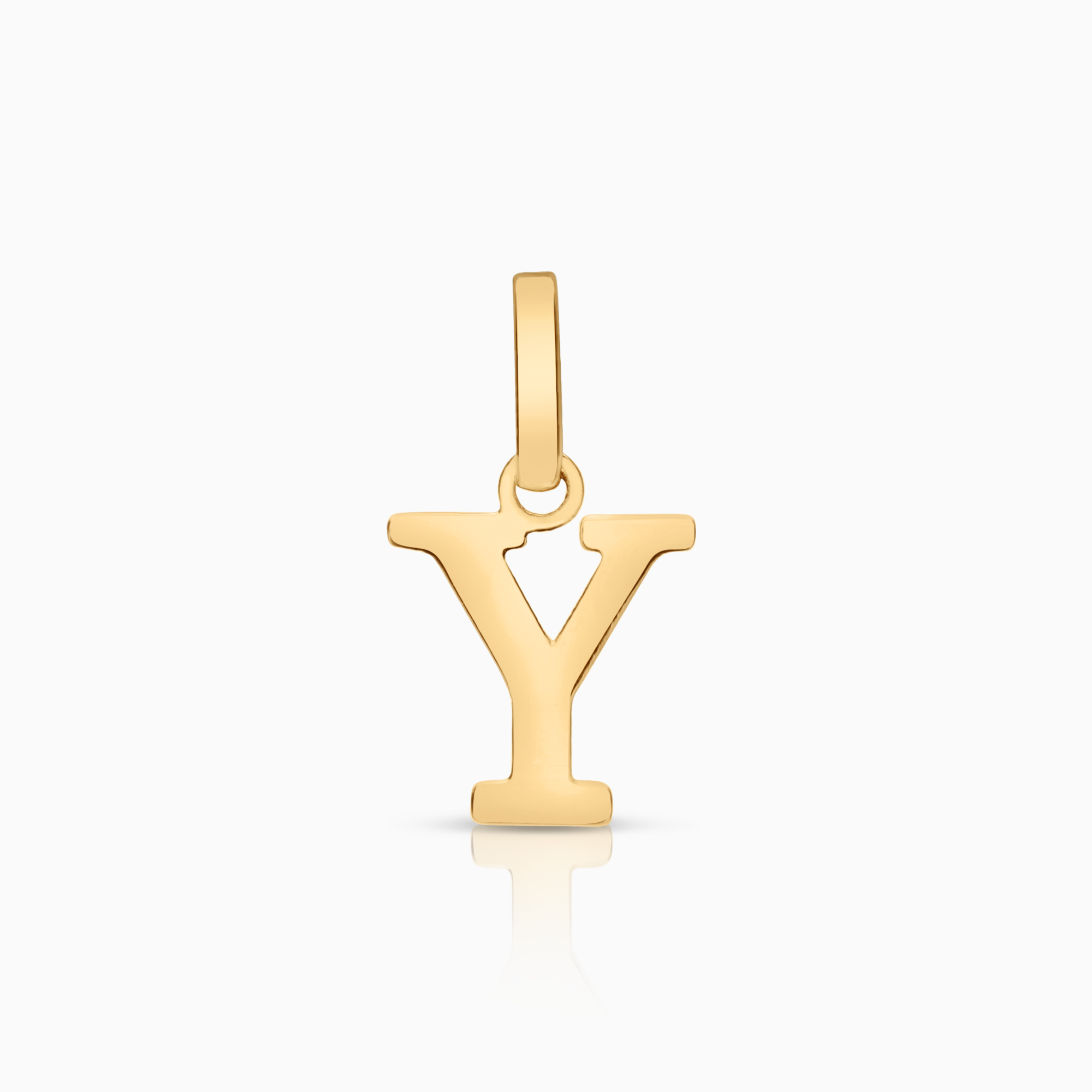 Letter pendant 0.17g 18K gold