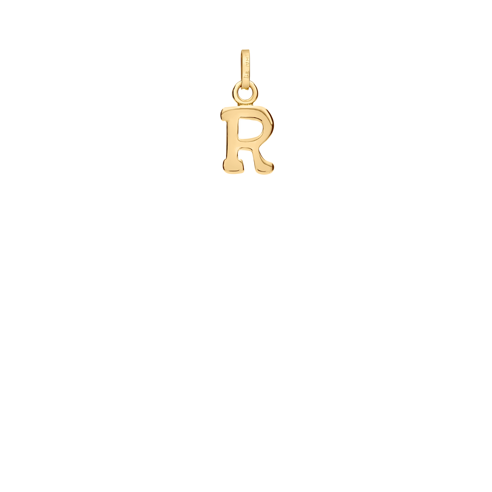 Hängsmycke bokstav 0,76g 18K guld