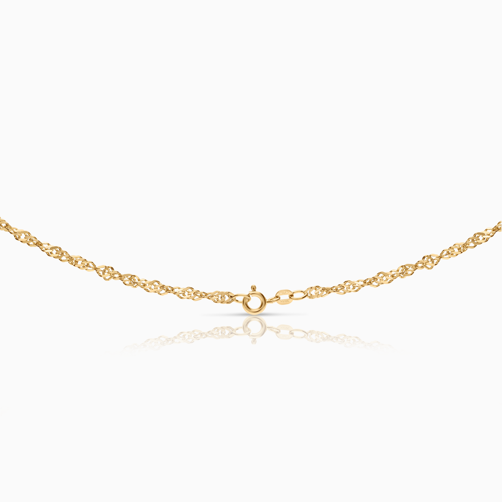 Singapore chain 6.95g 18K gold