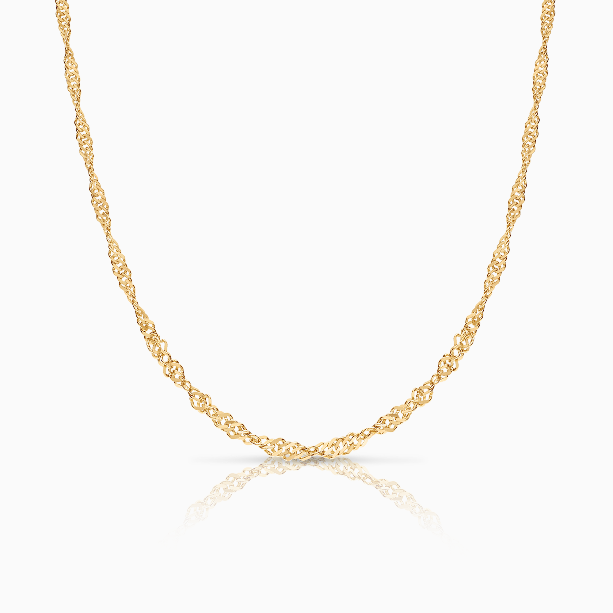 Singapore chain 6.95g 18K gold