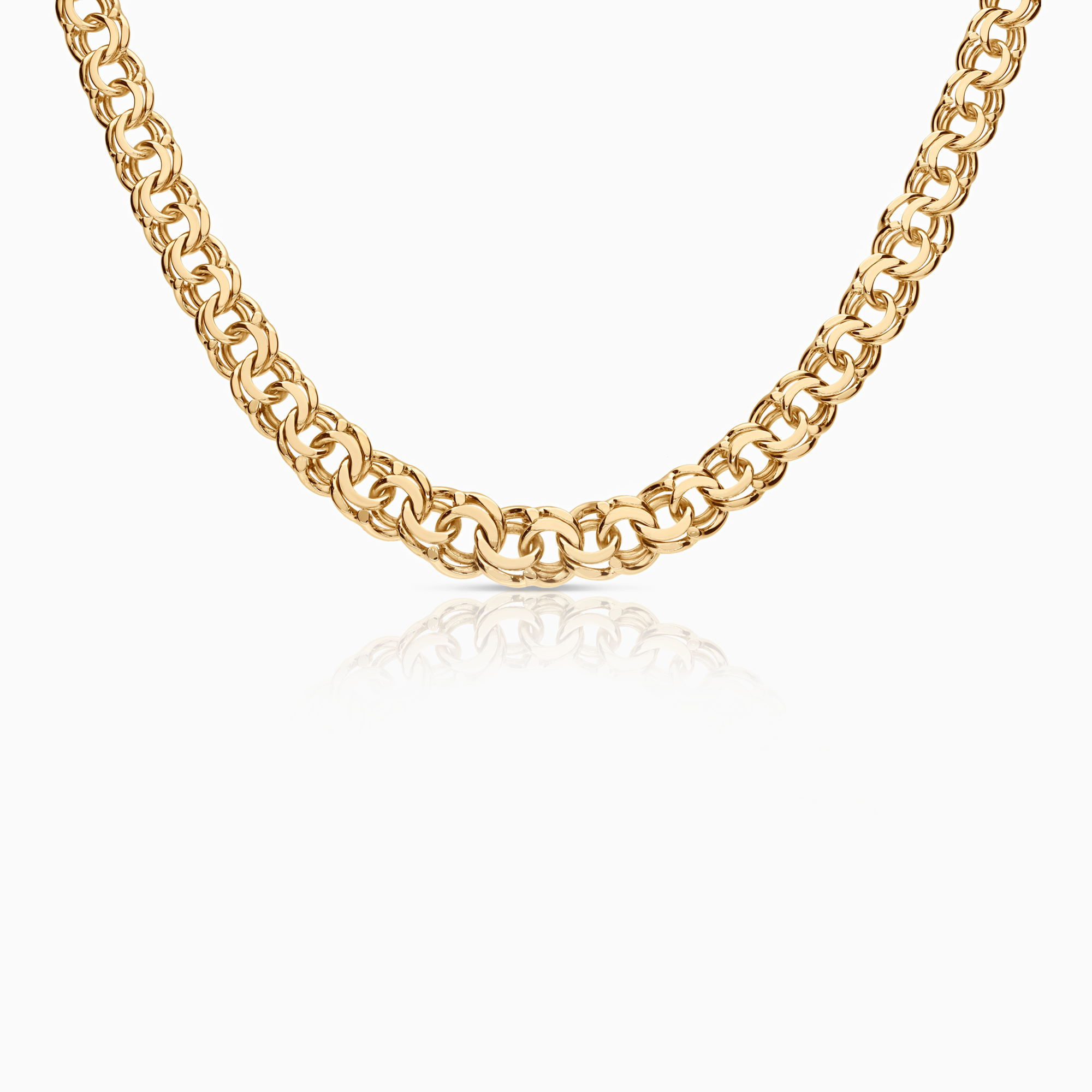 Bismarck halsband 51,42g 18K guld