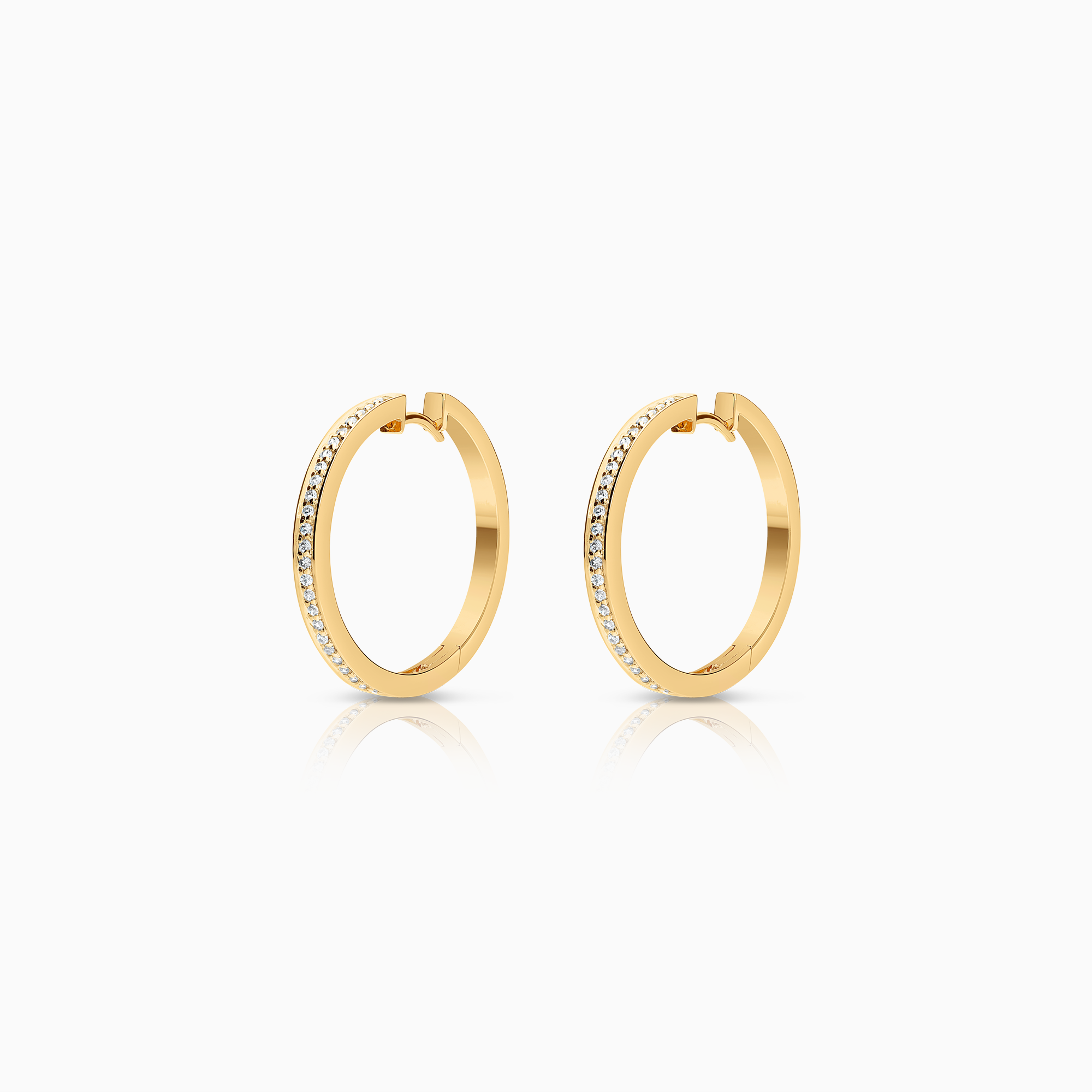 Hoop earrings 9.29g 18K gold