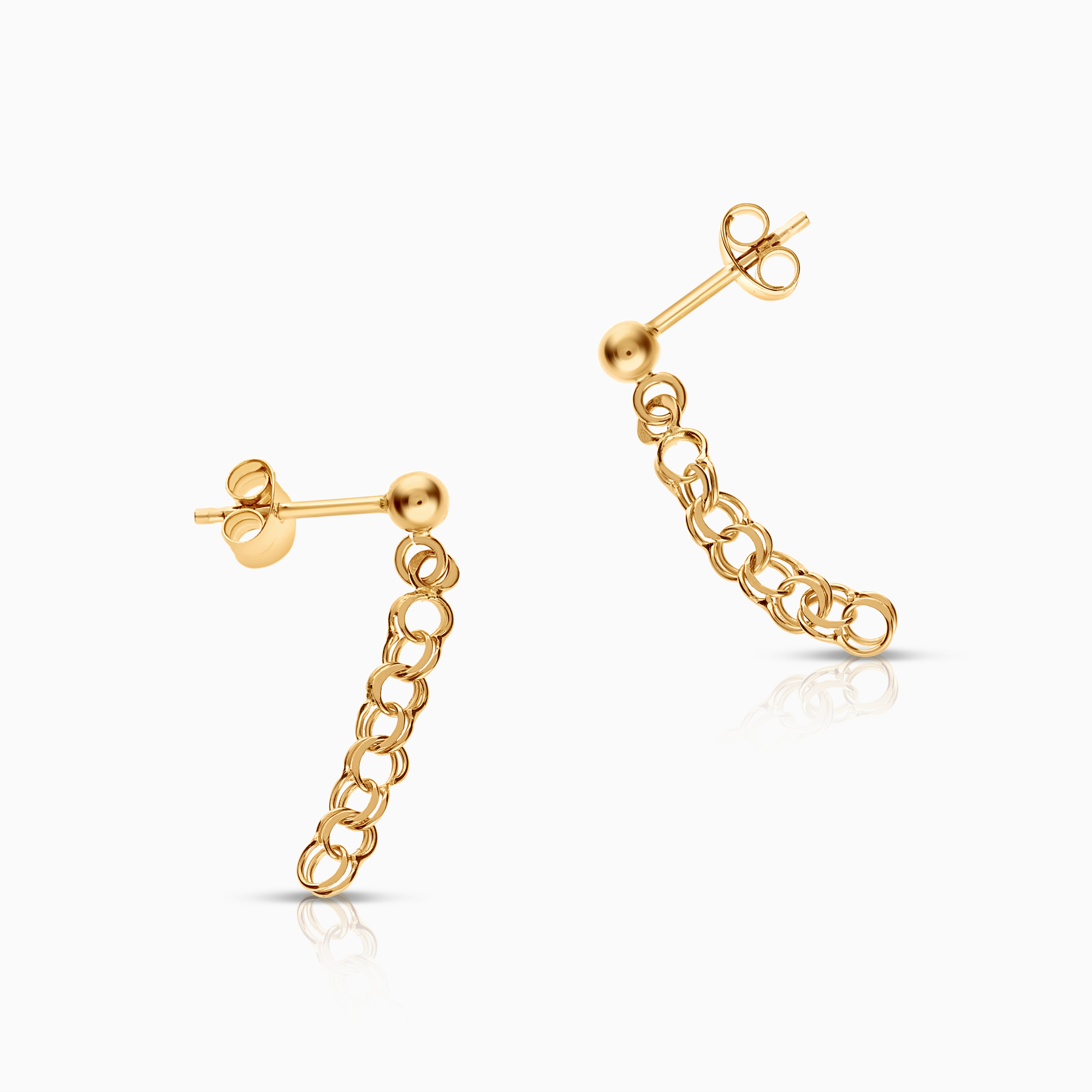 Bismarck earrings 0.94g 18K gold