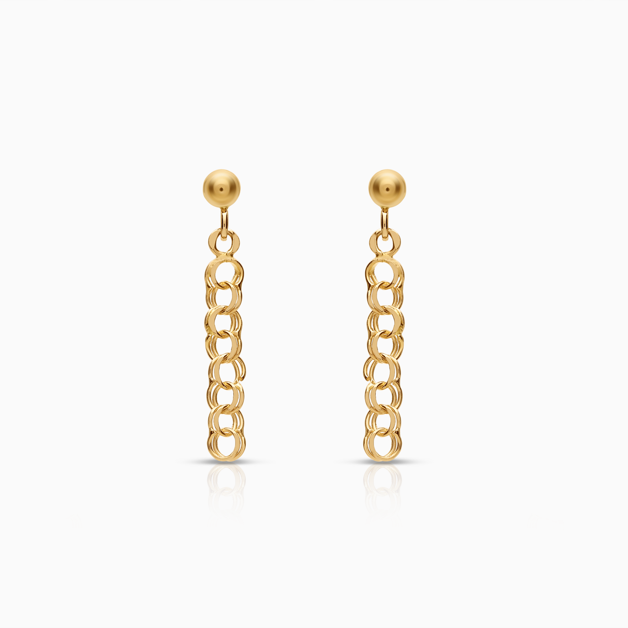 Bismarck earrings 0.94g 18K gold