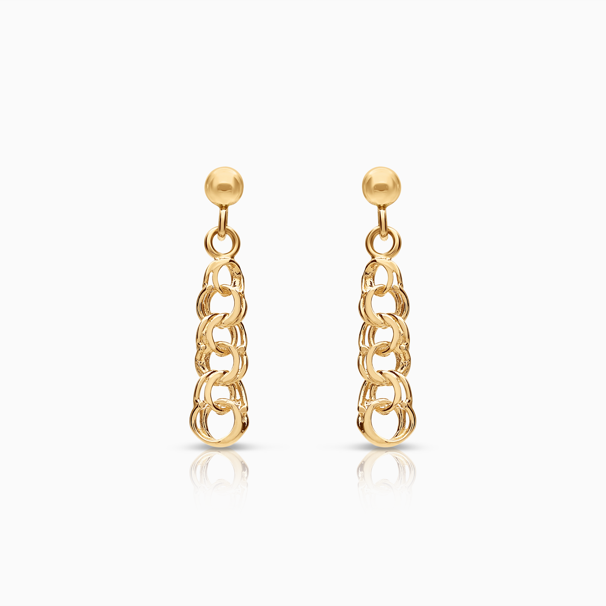 Bismarck earrings 1.15g 18K gold