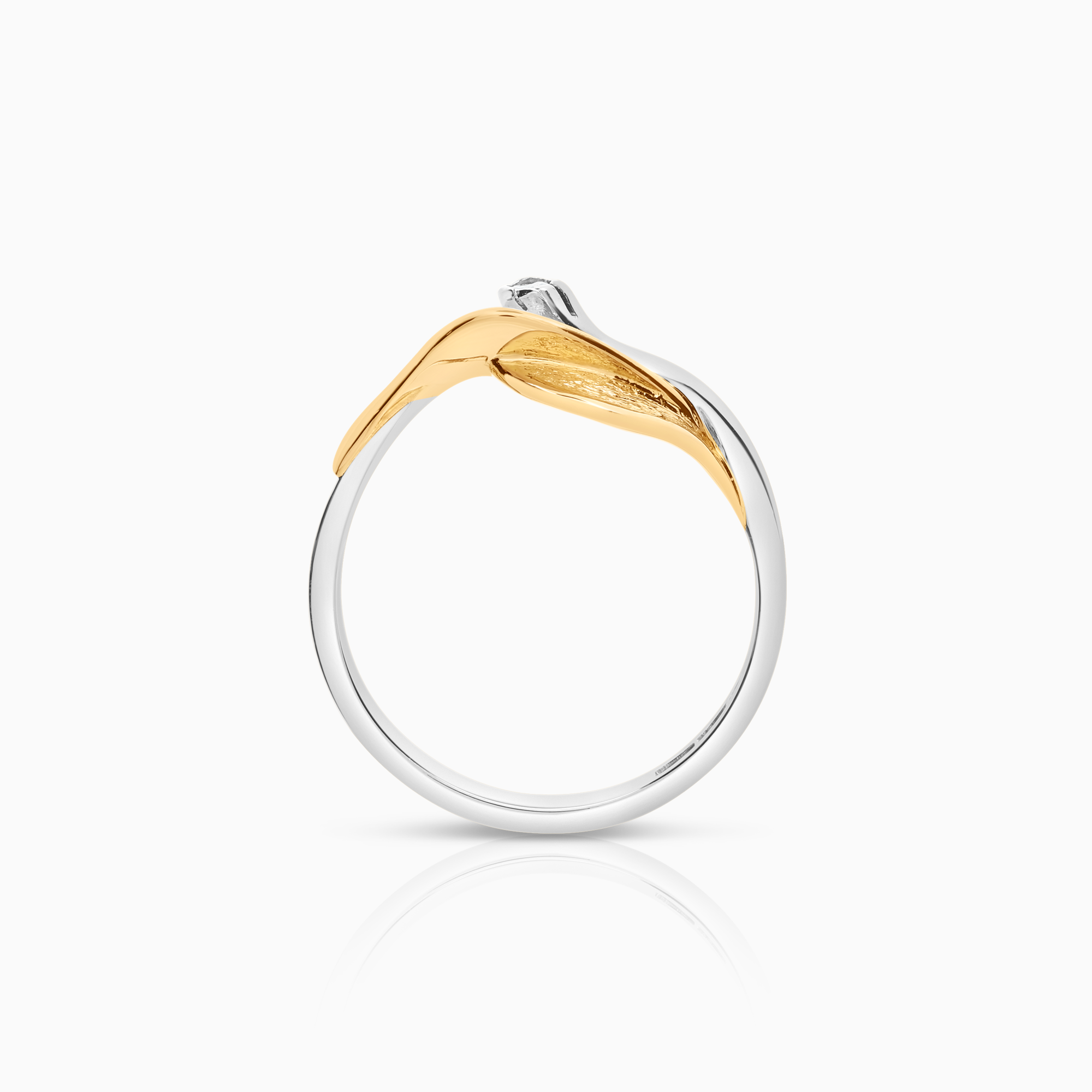 Diamantring 0,03ct 18K guld