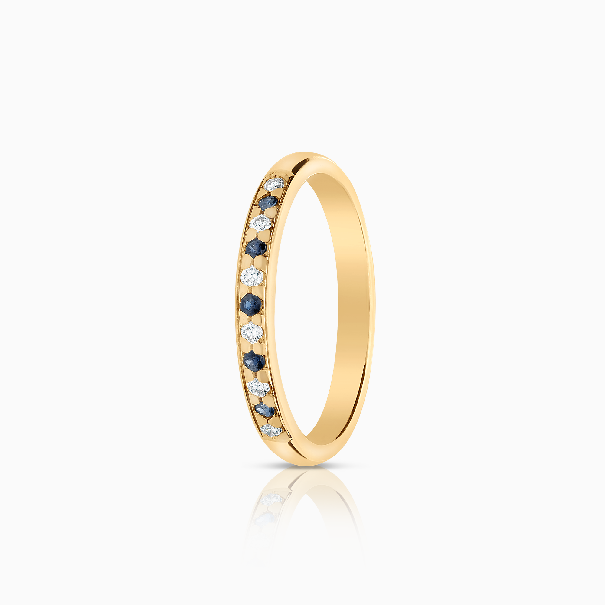 Eternity Ring sapphires 0.09ct 18K gold