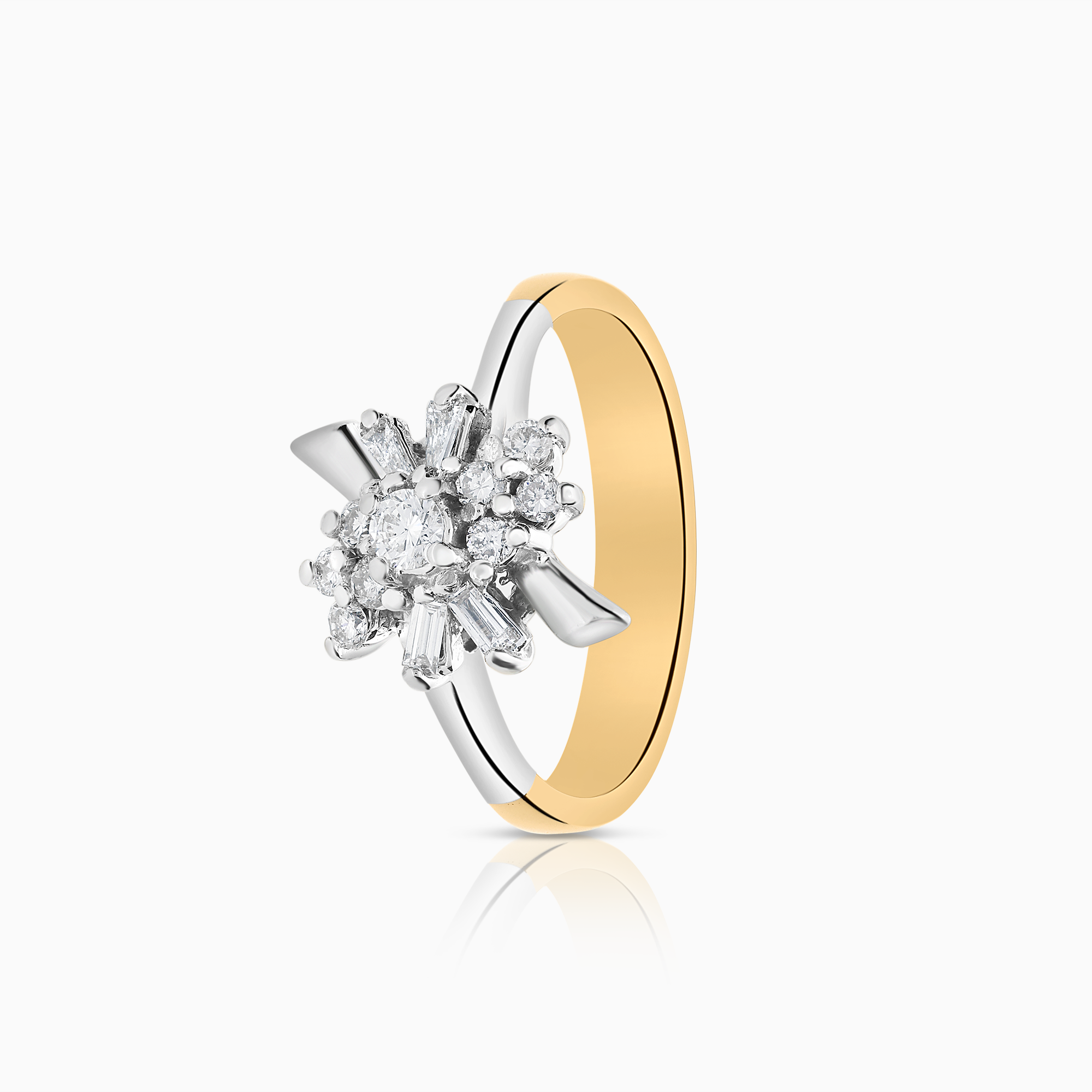 Diamantring 0,42ct 18K guld